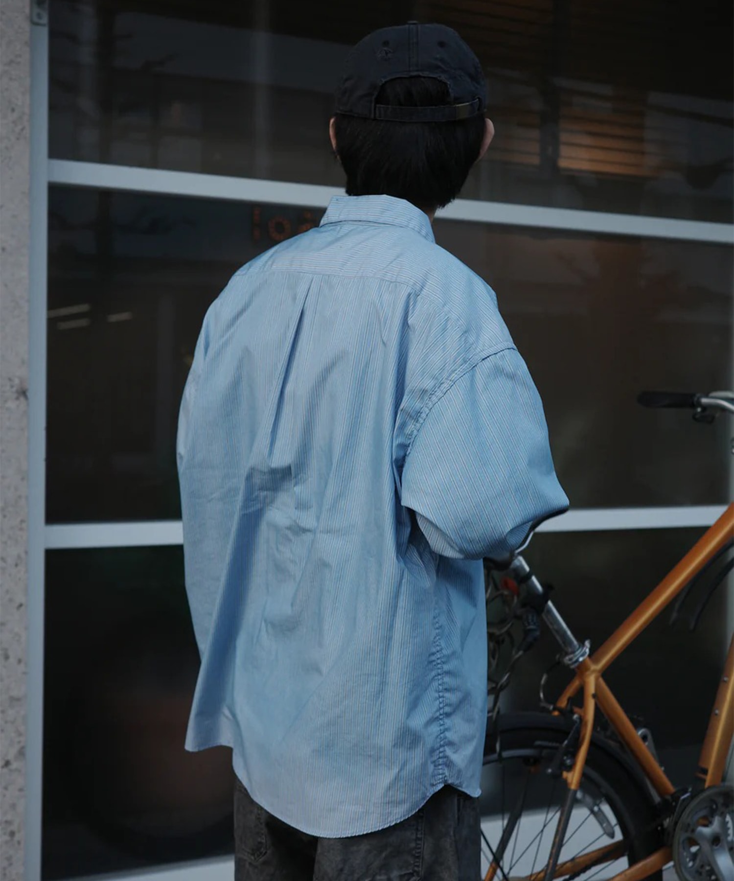 HAND-SPRAYED STRIPE SHIRTS ANACHRONORM