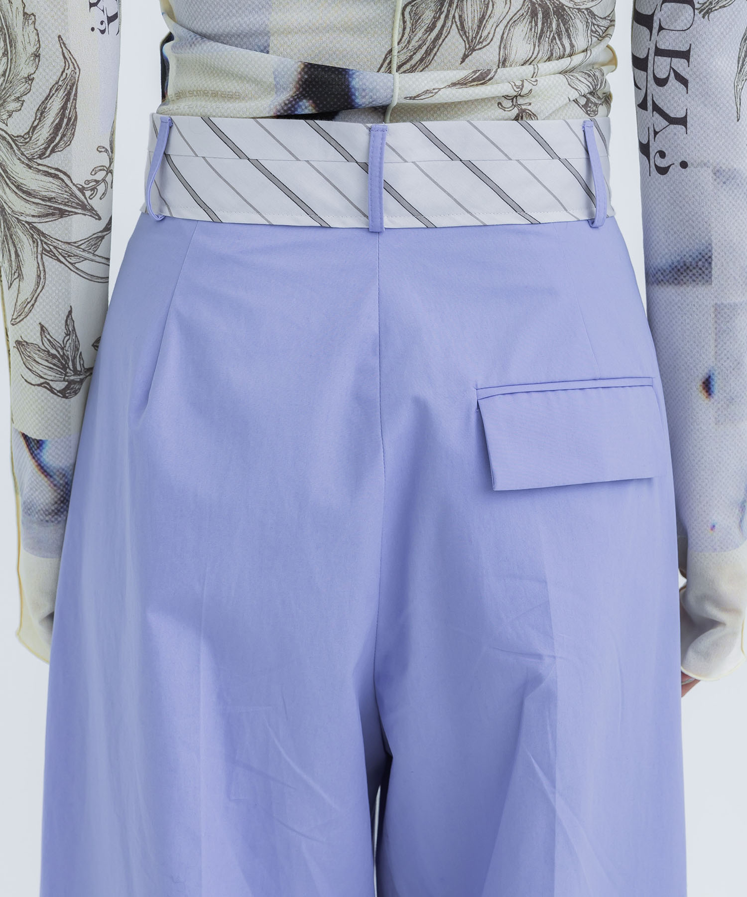 Cotton Tucked Trousers STUDIOUS