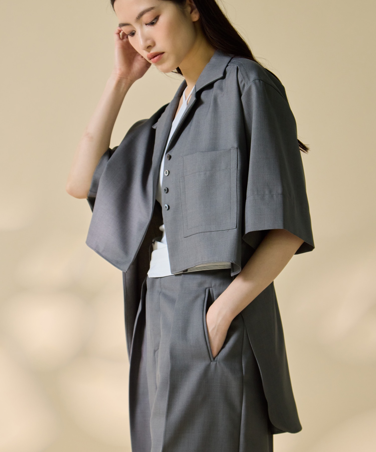 Open Collar Shirt STUDIOUS