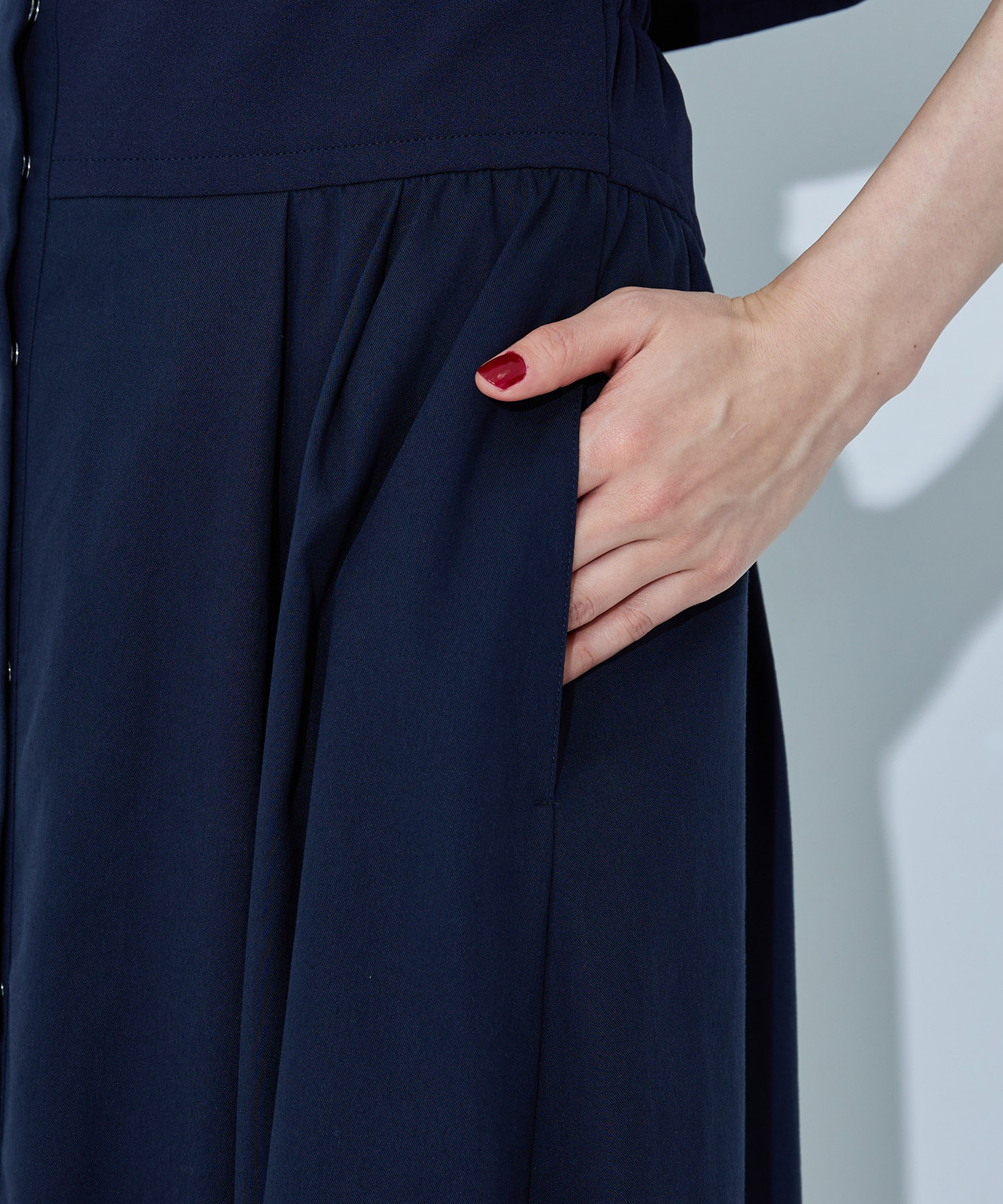 Corset Detail Shirt Dress STUDIOUS