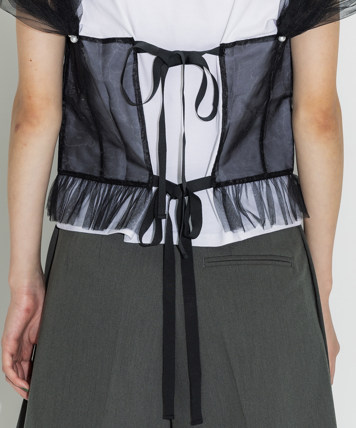 別注Tulle Corsert T-shirt VIVIANO