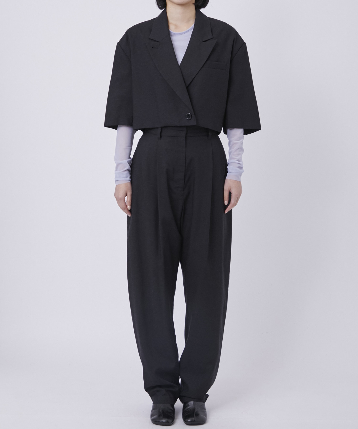 CROPPED TAILRED JACKET CLANE