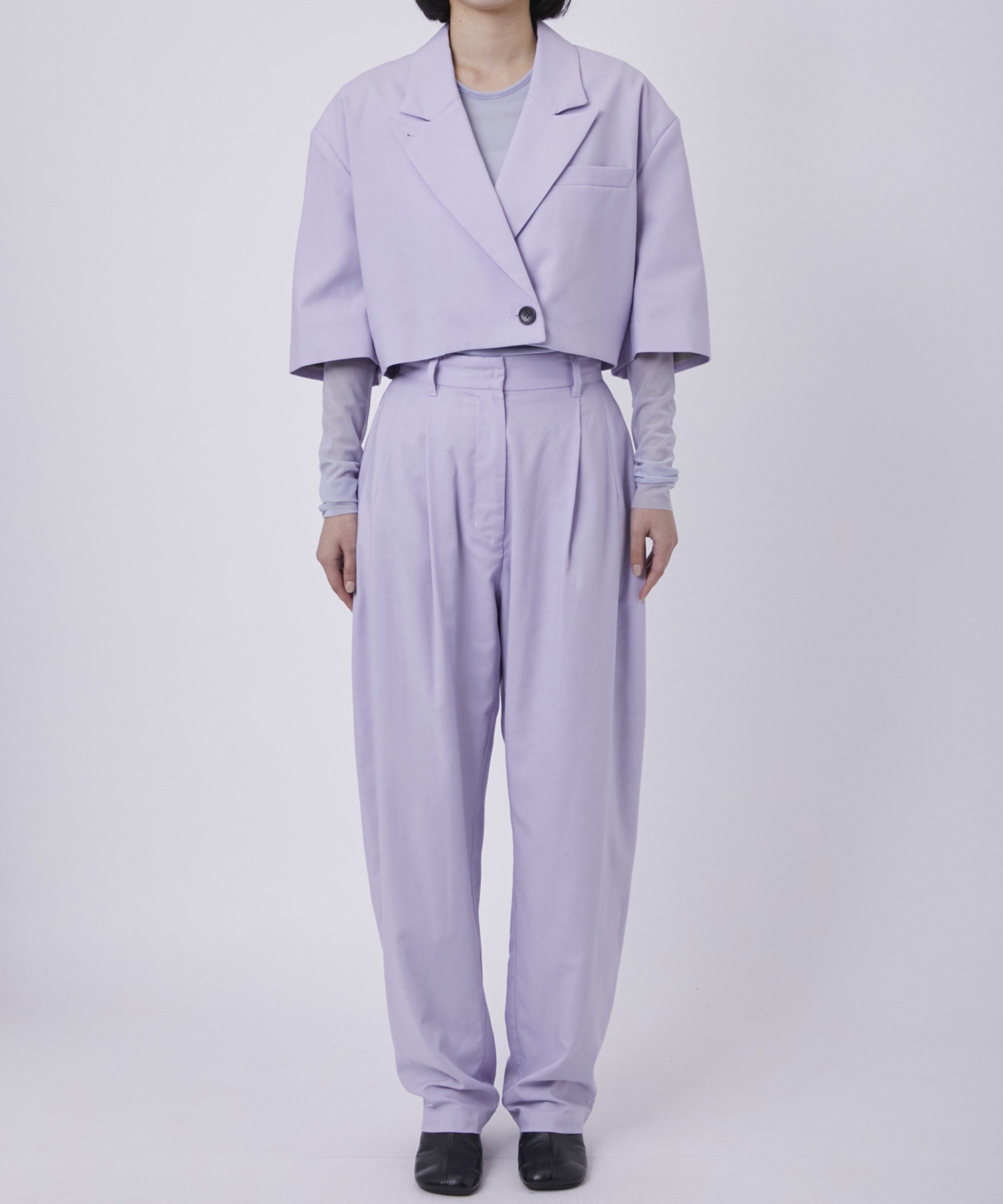CROPPED TAILRED JACKET CLANE