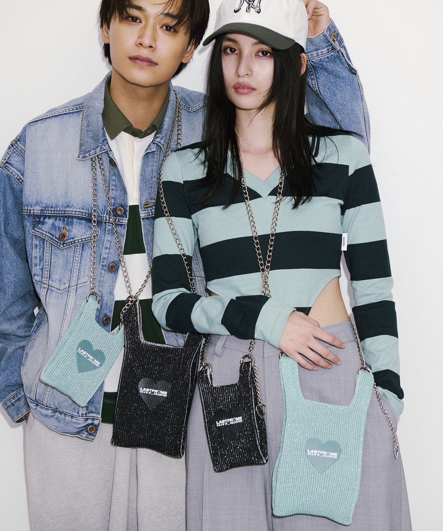 別注LASTFRAME×BASICKS　KIRAKIRA BAG MINI LASTFRAME