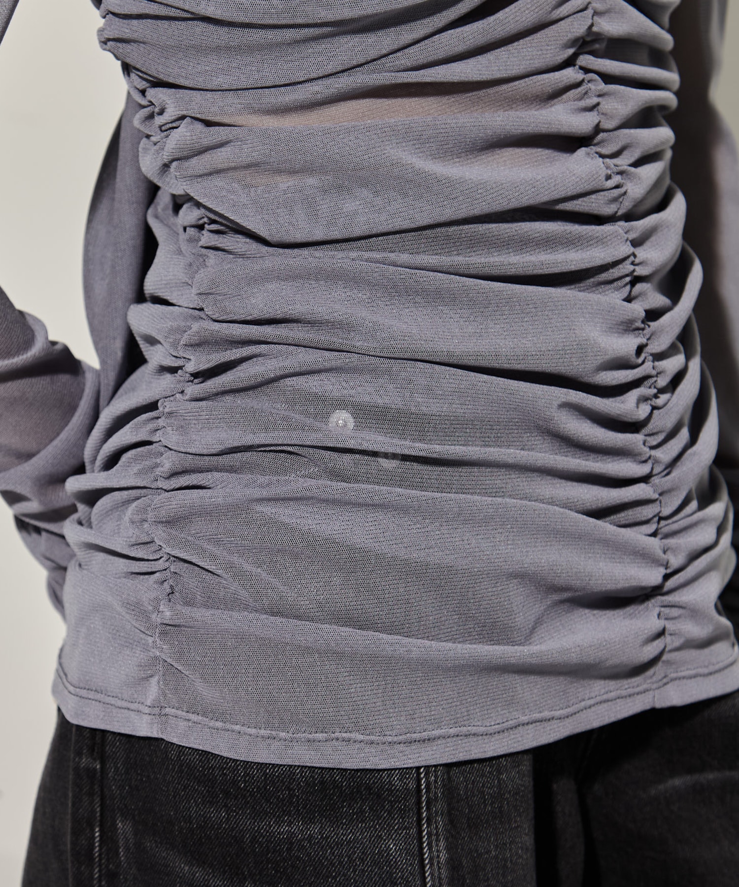 別注TULLE GATHERED TOP FETICO