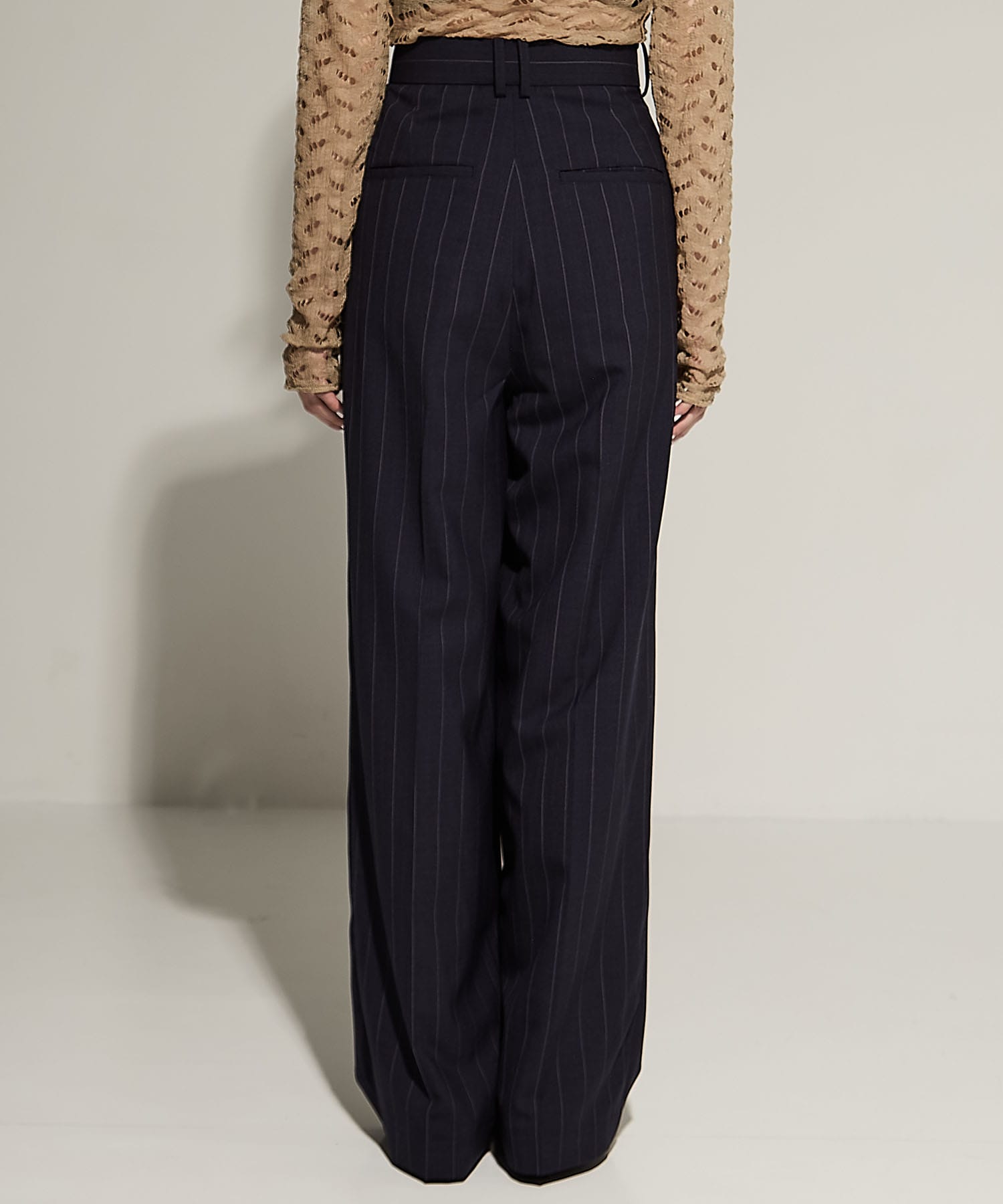 Stripe Tuck Ttrousers TODAYFUL