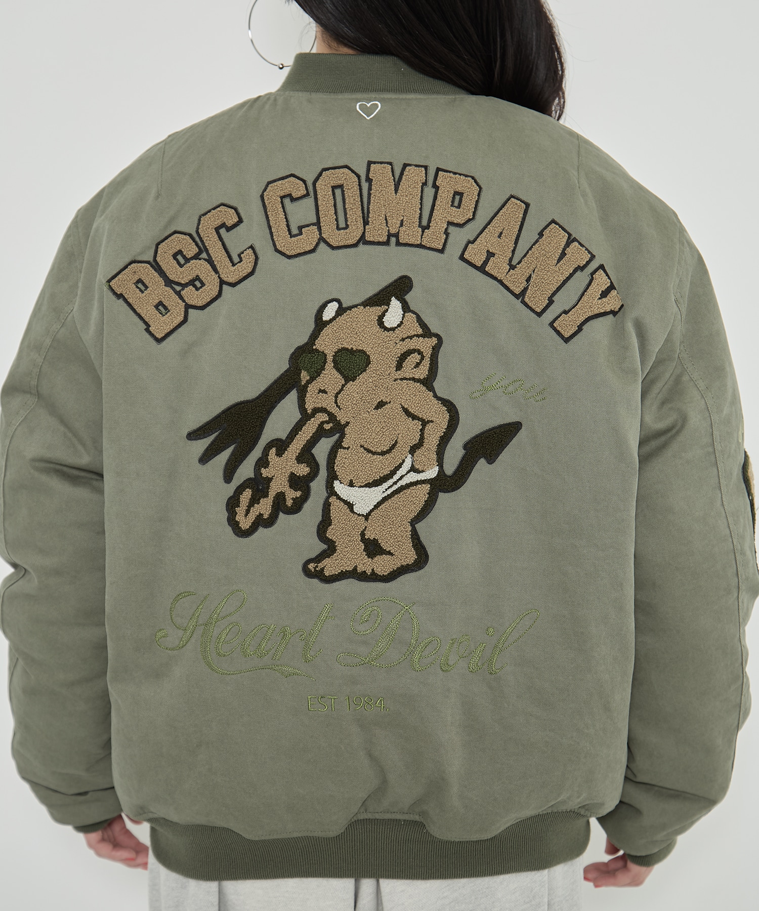 x F.M.C.D / Varsity Cotton Bomber Jacket BASICKS