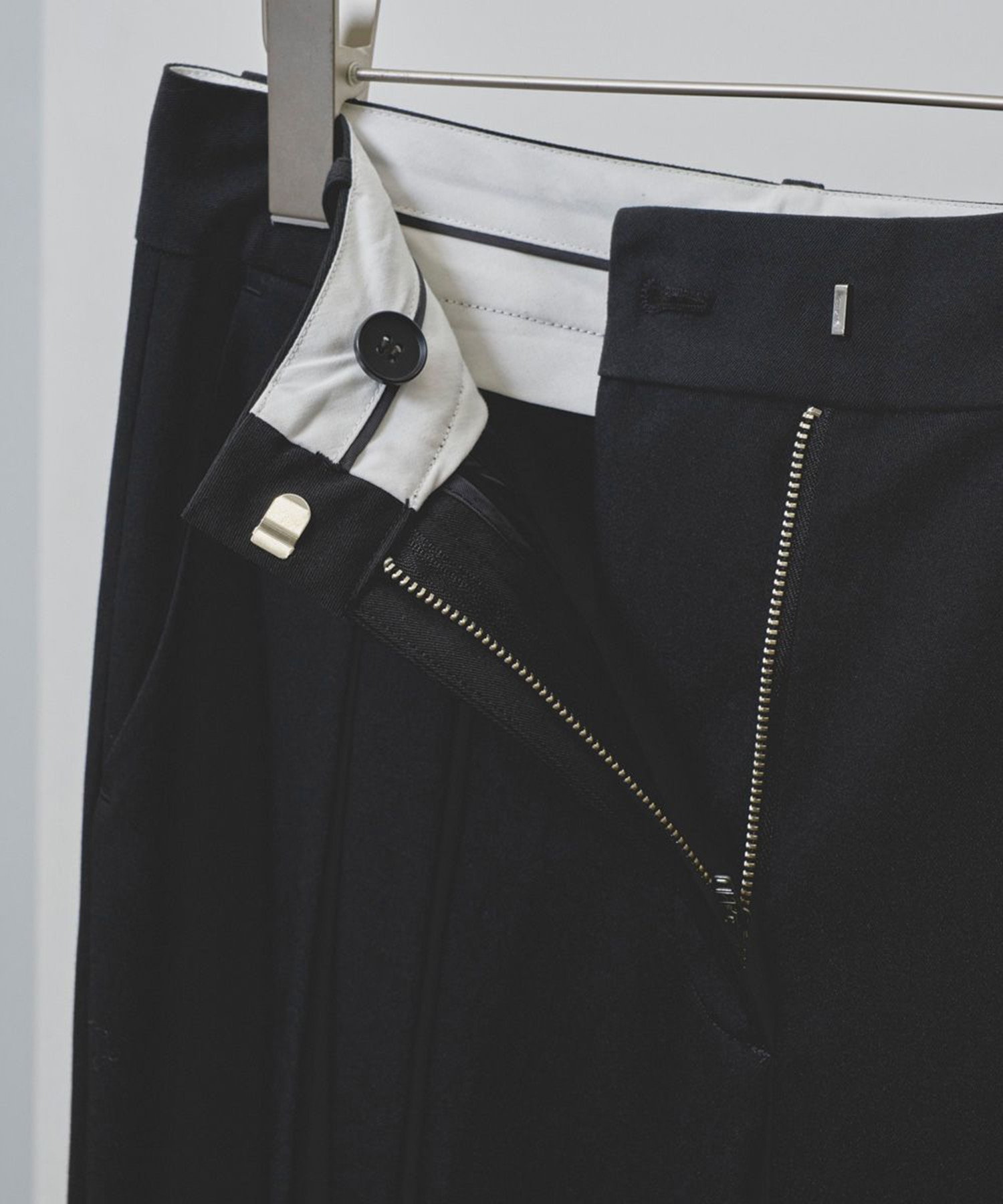 Twill Wide Trousers TODAYFUL