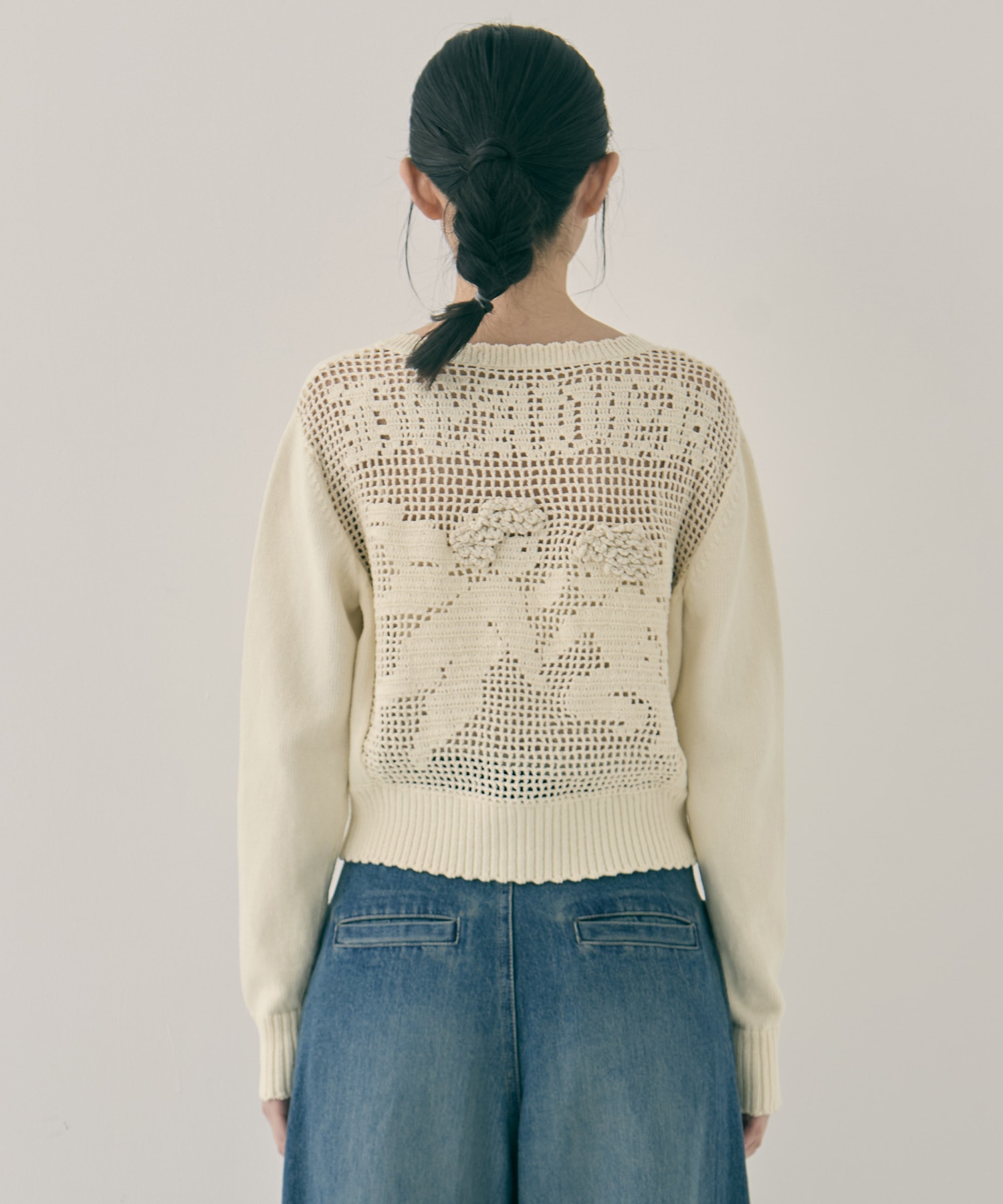 Cupid in HEAVEN crochet knit cardigan tanakadaisuke