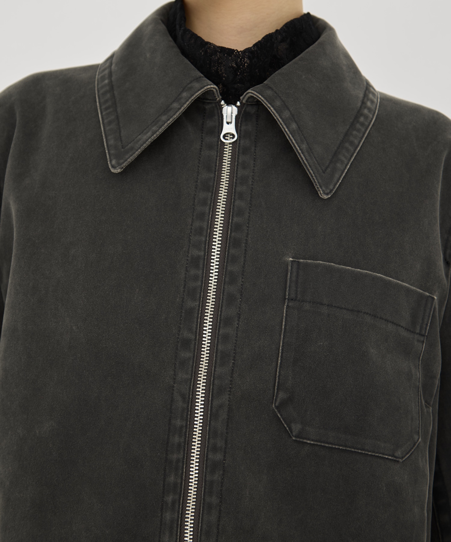 Suede Short Jacket STUDIOUS