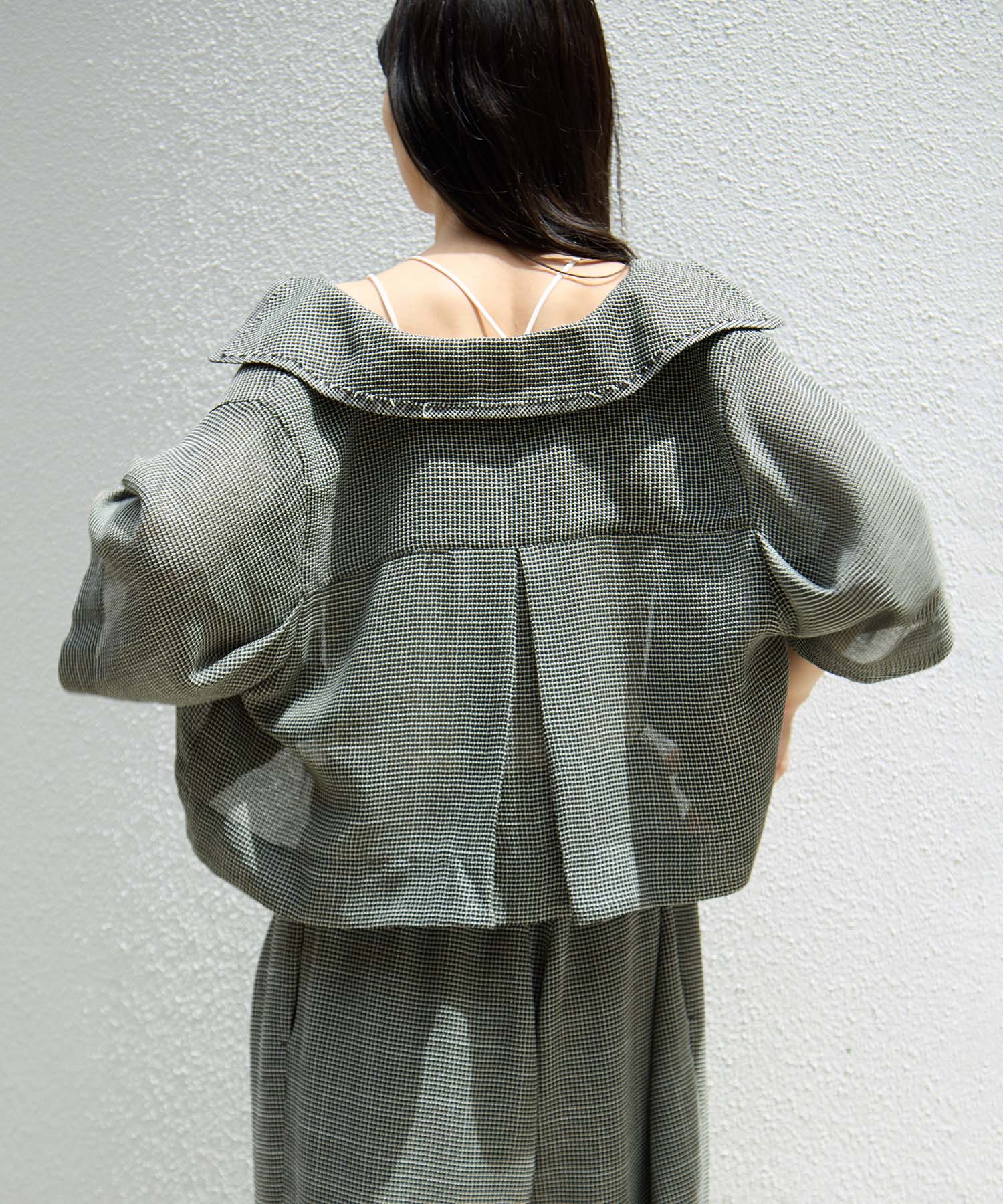 Washable Mesh Blouson STUDIOUS