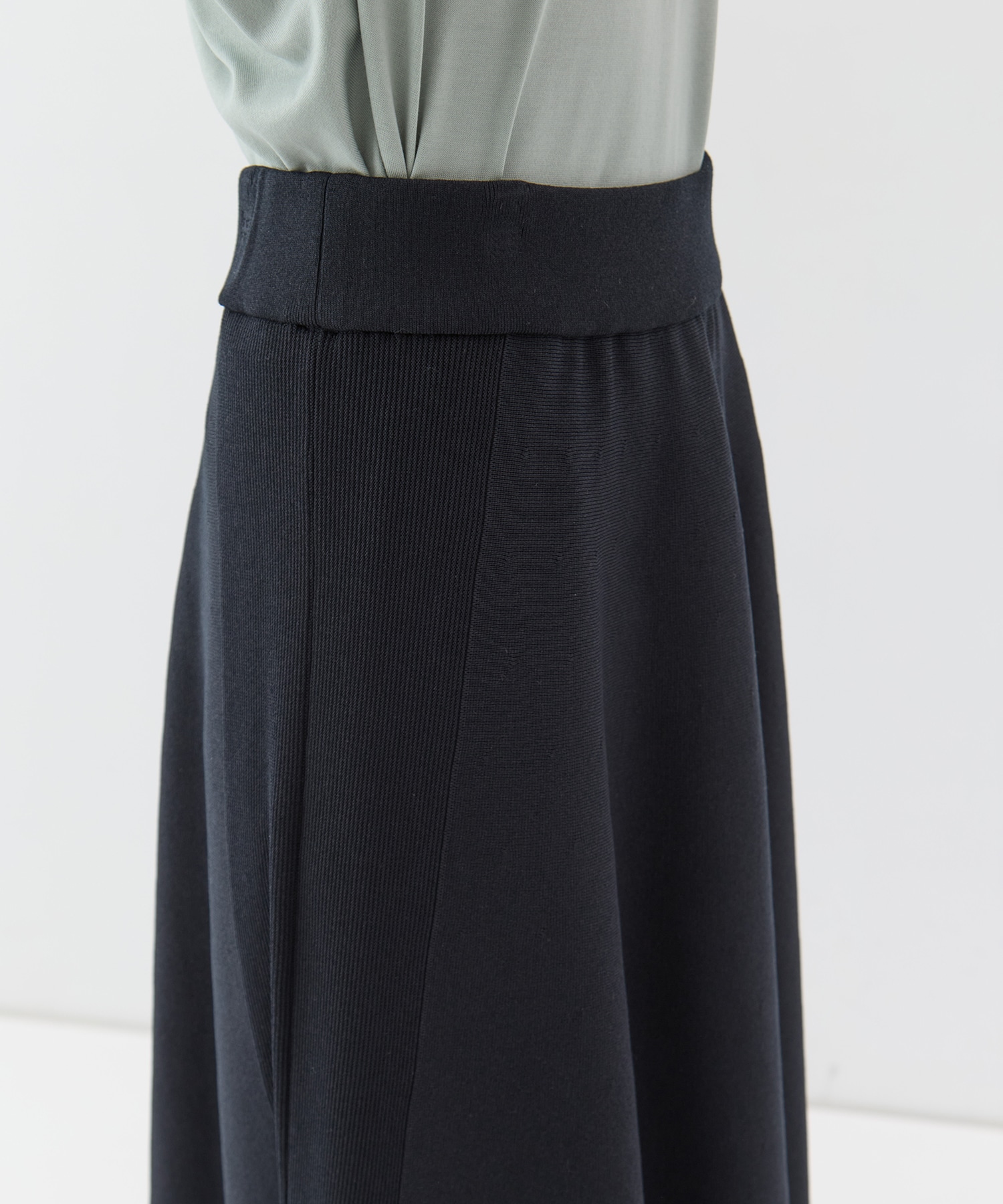 別注knit long flare skirt WRAPINKNOT