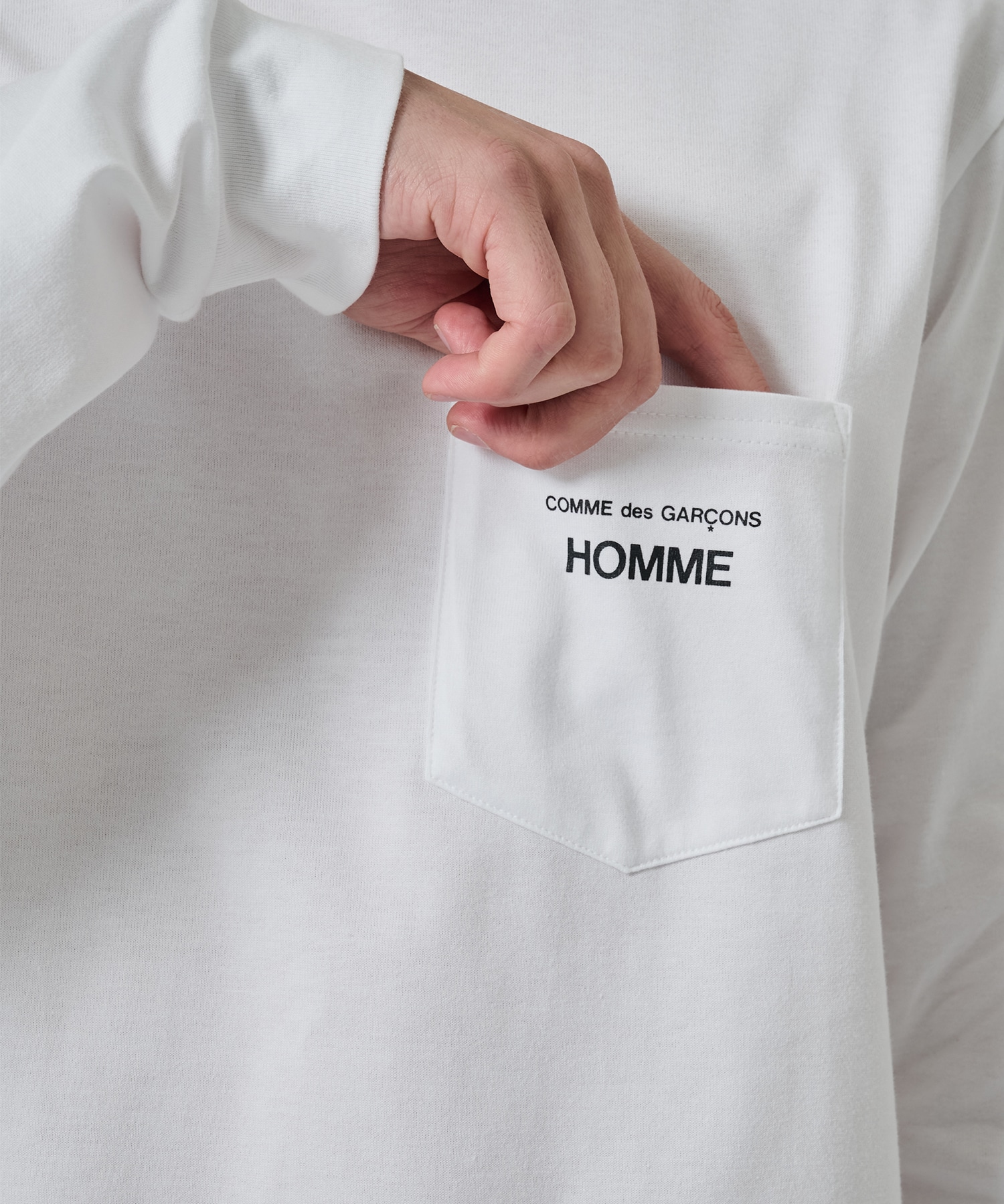 HO-T102-051 L/S tee COMME des GARCONS HOMME
