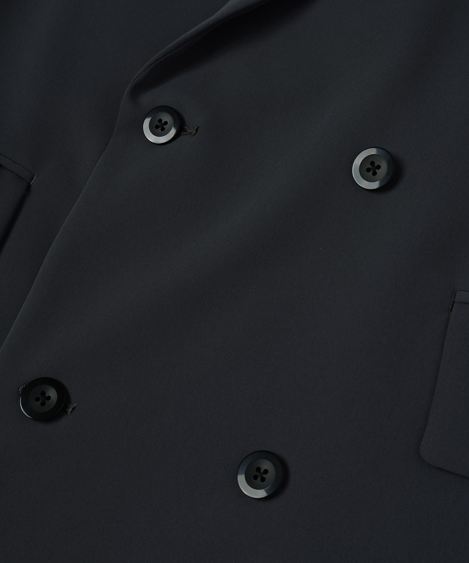 Double Cloth Button-Tab Pocket Tailored Jacket CULLNI