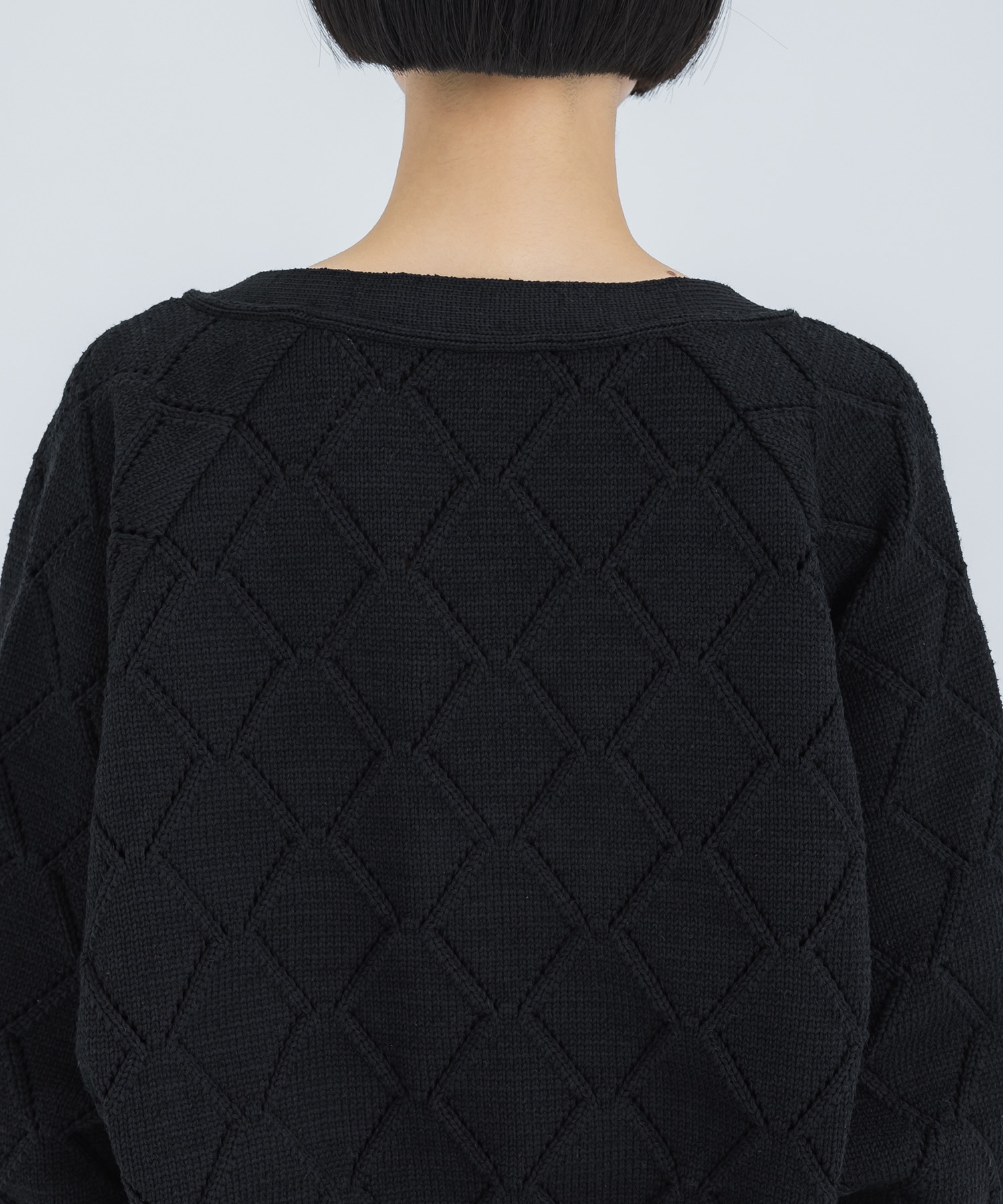 Diamond Knit Cardigan STUDIOUS