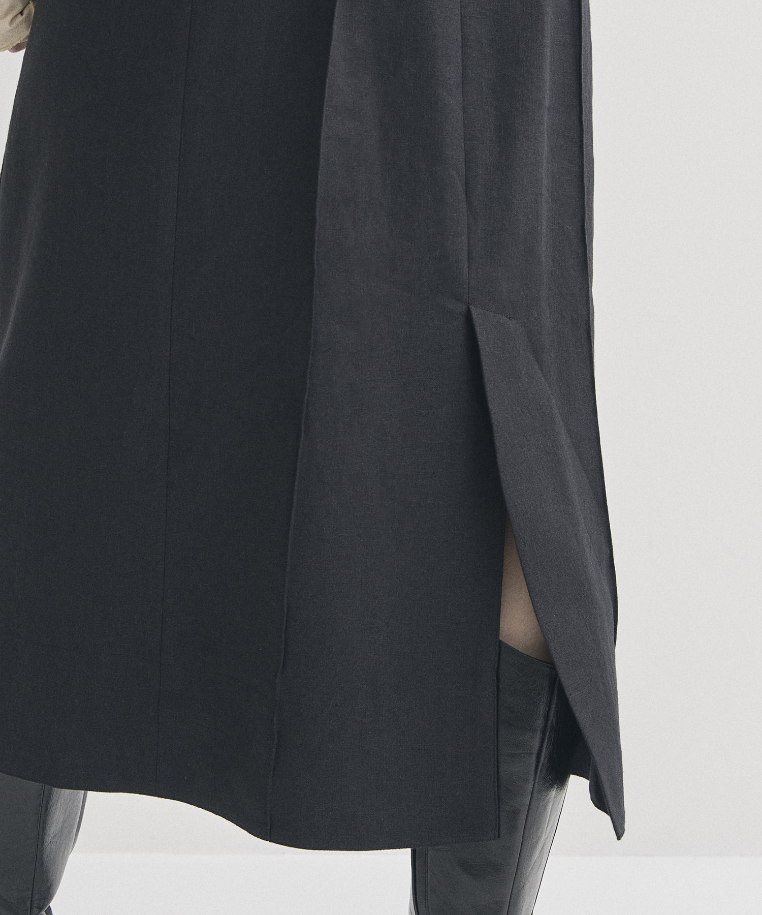 Tailored Linen Gilet Dress STUDIOUS