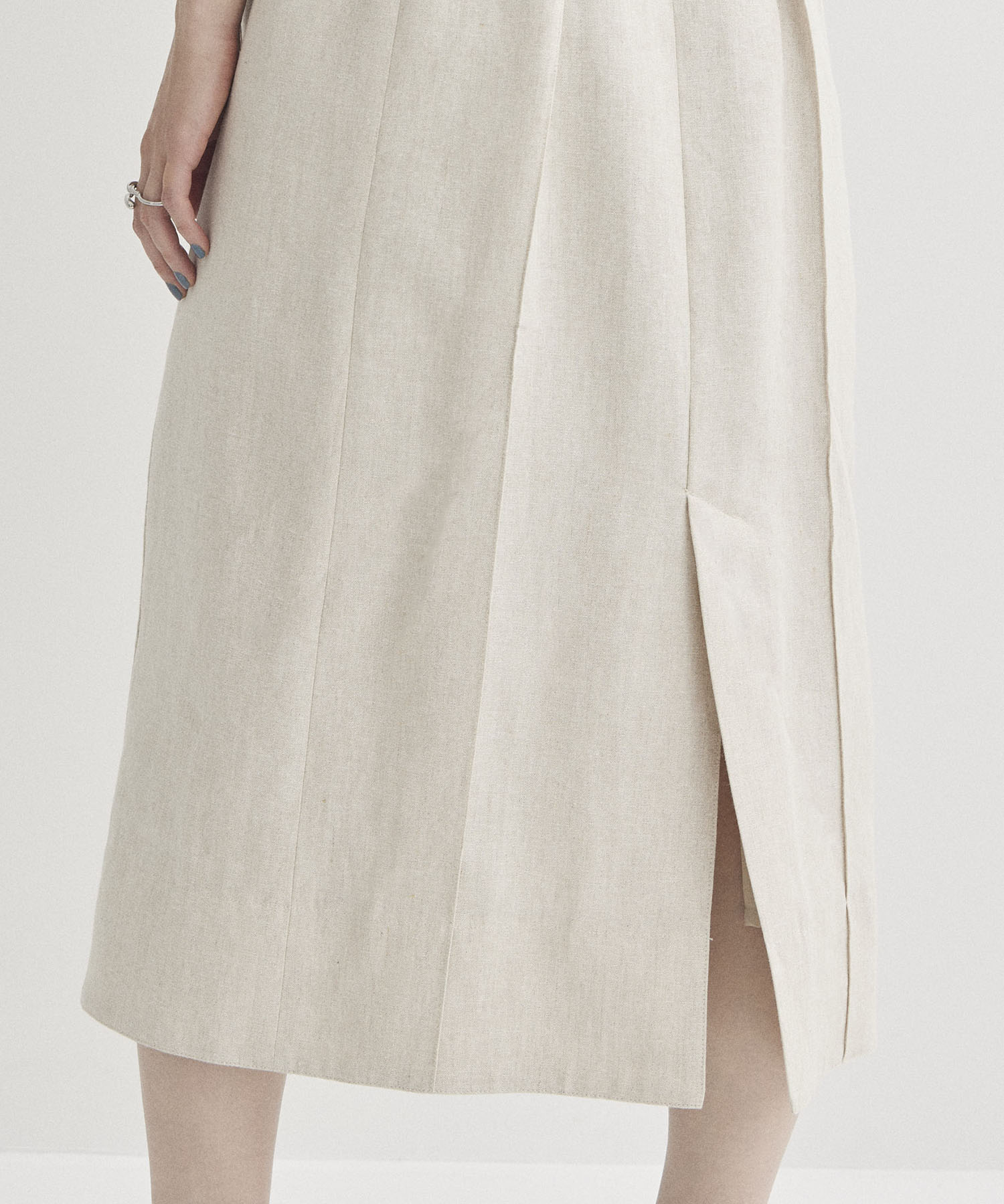 Tailored Linen Gilet Dress STUDIOUS