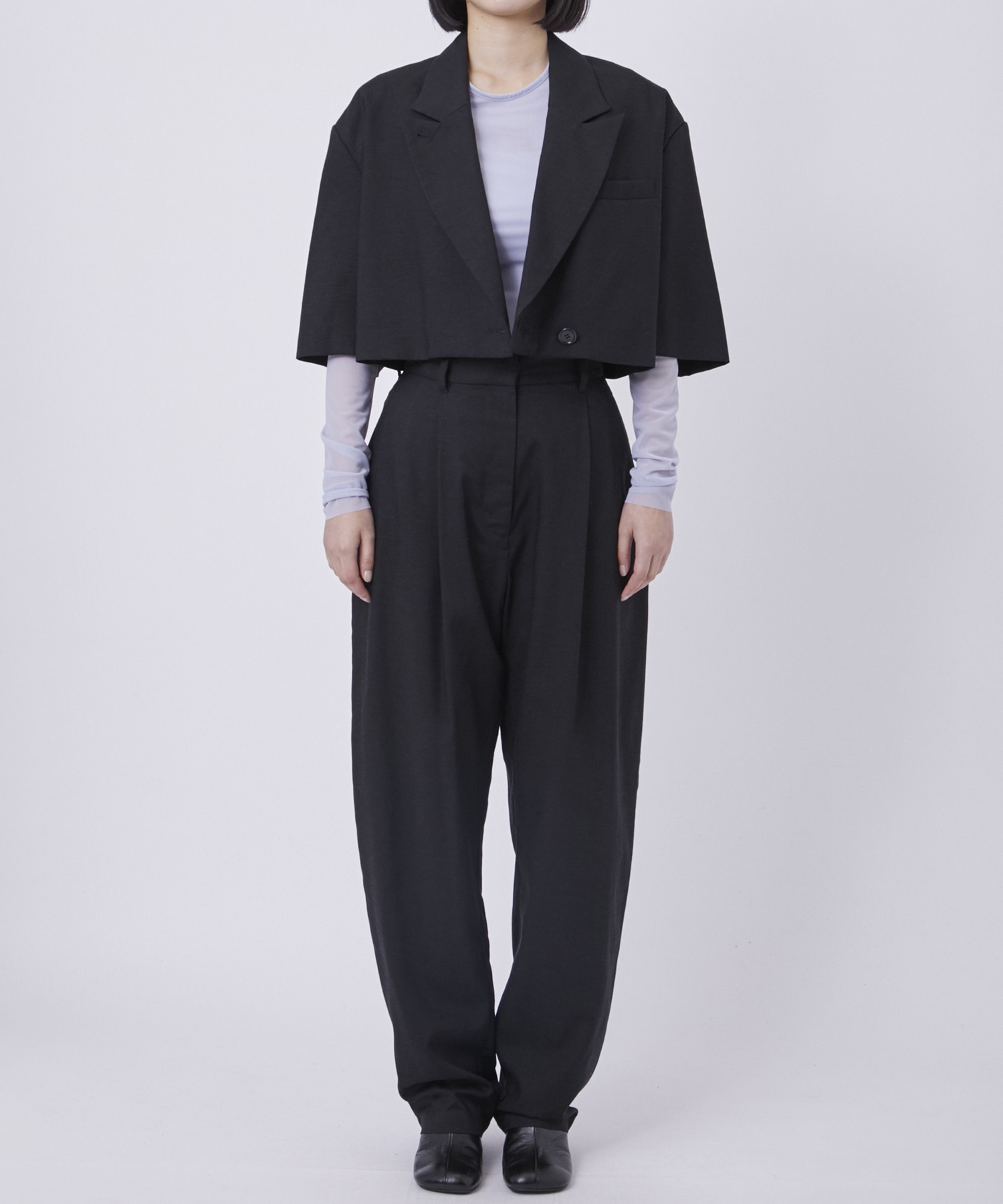 CROPPED TAILRED JACKET CLANE