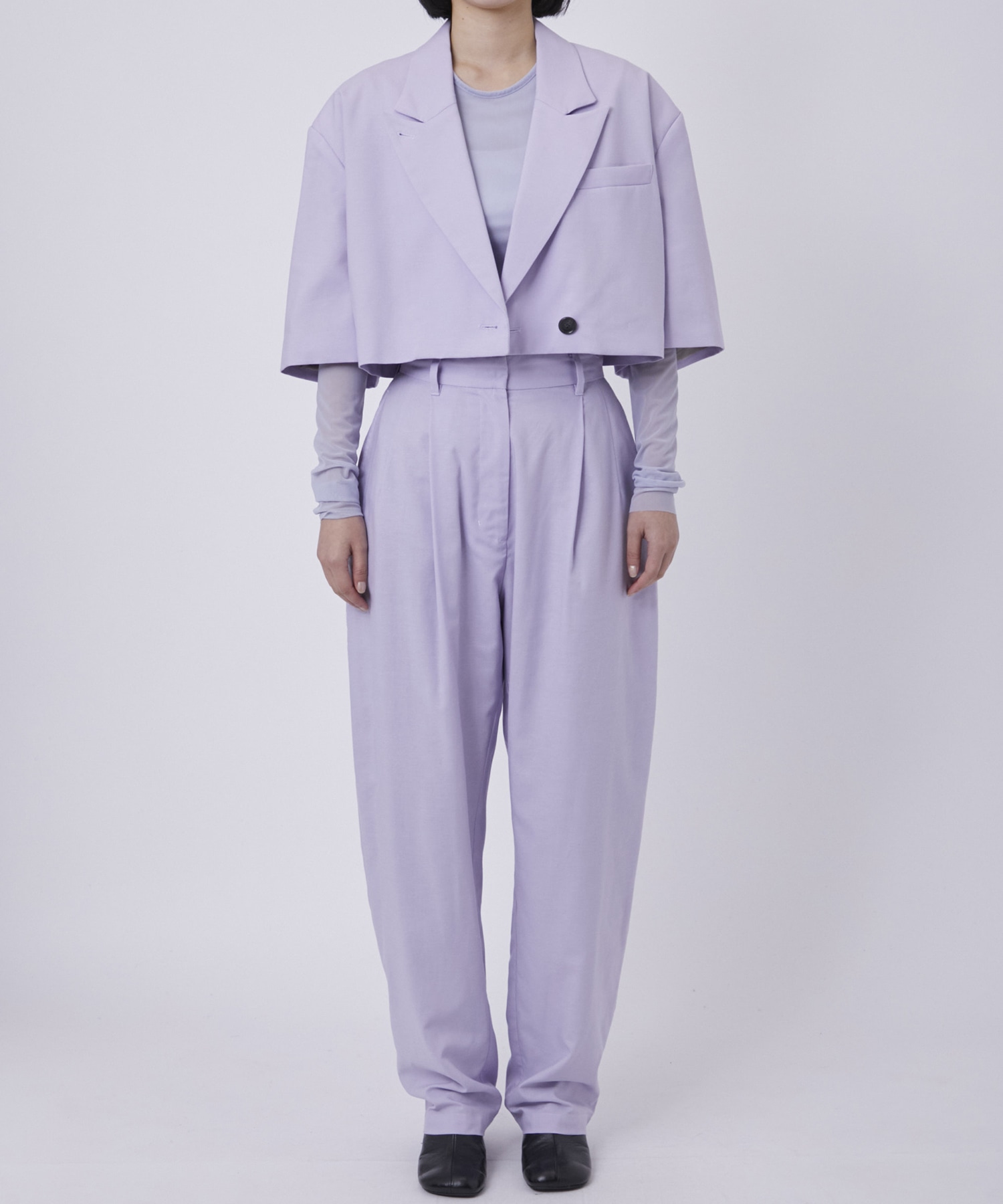CROPPED TAILRED JACKET CLANE