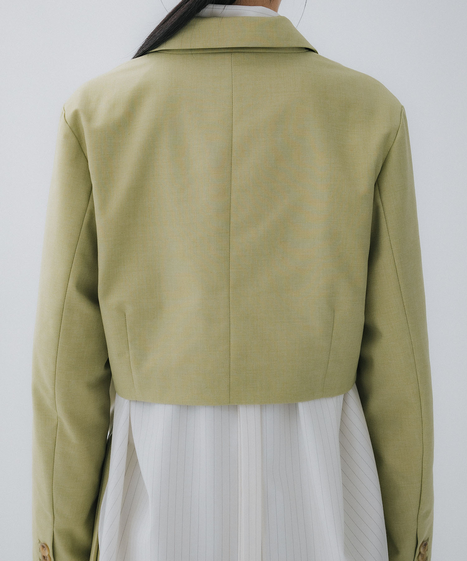 SHORT JACKET WITH PLEATS WRAP SKIRT AMERI