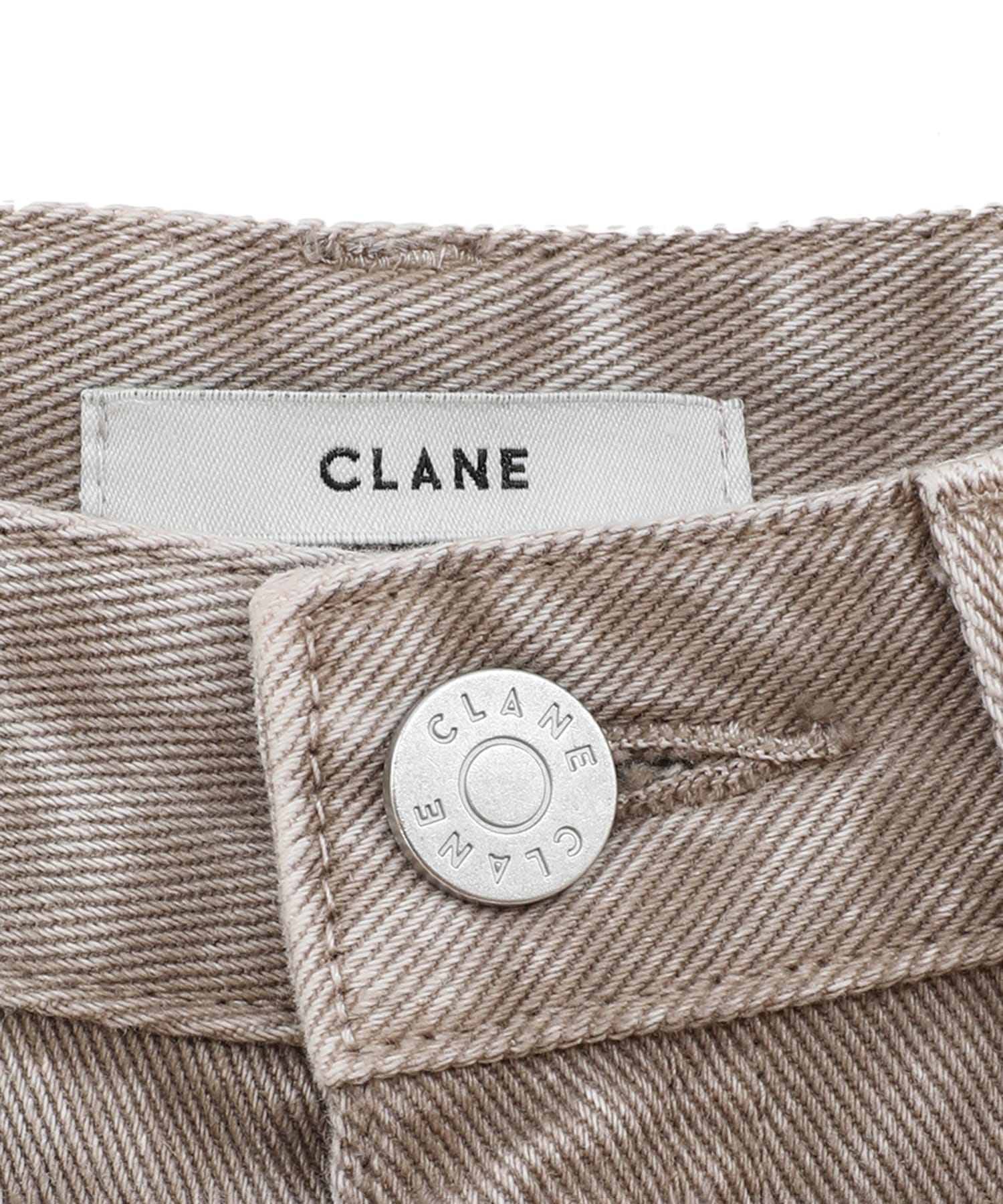 SLASH CUT DENIM PANTS CLANE