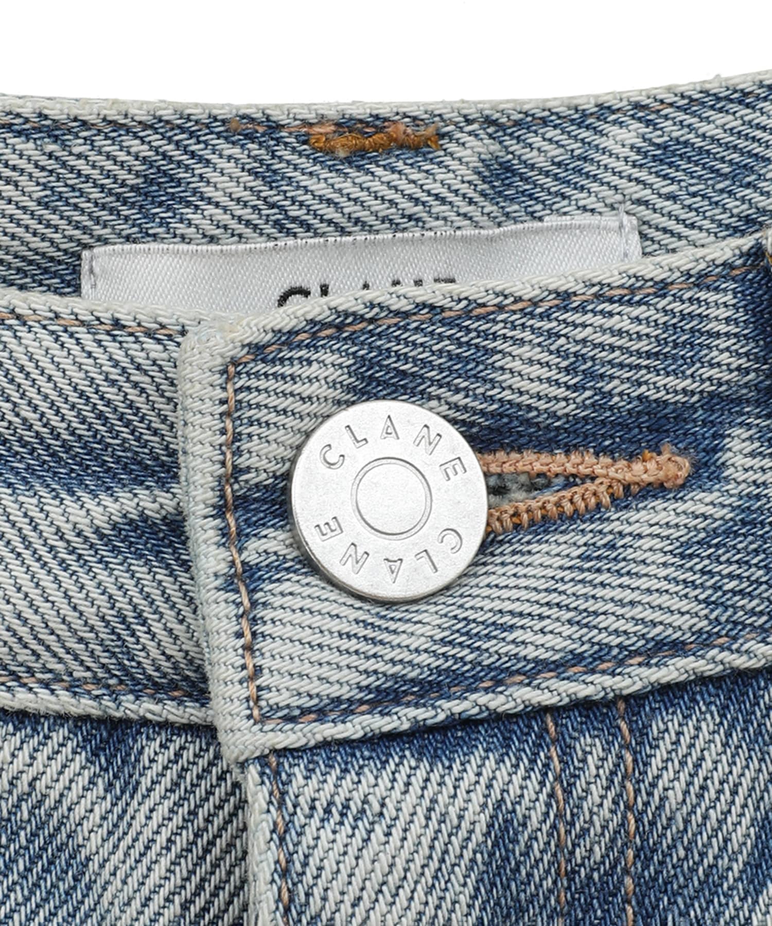 SLASH CUT DENIM PANTS CLANE