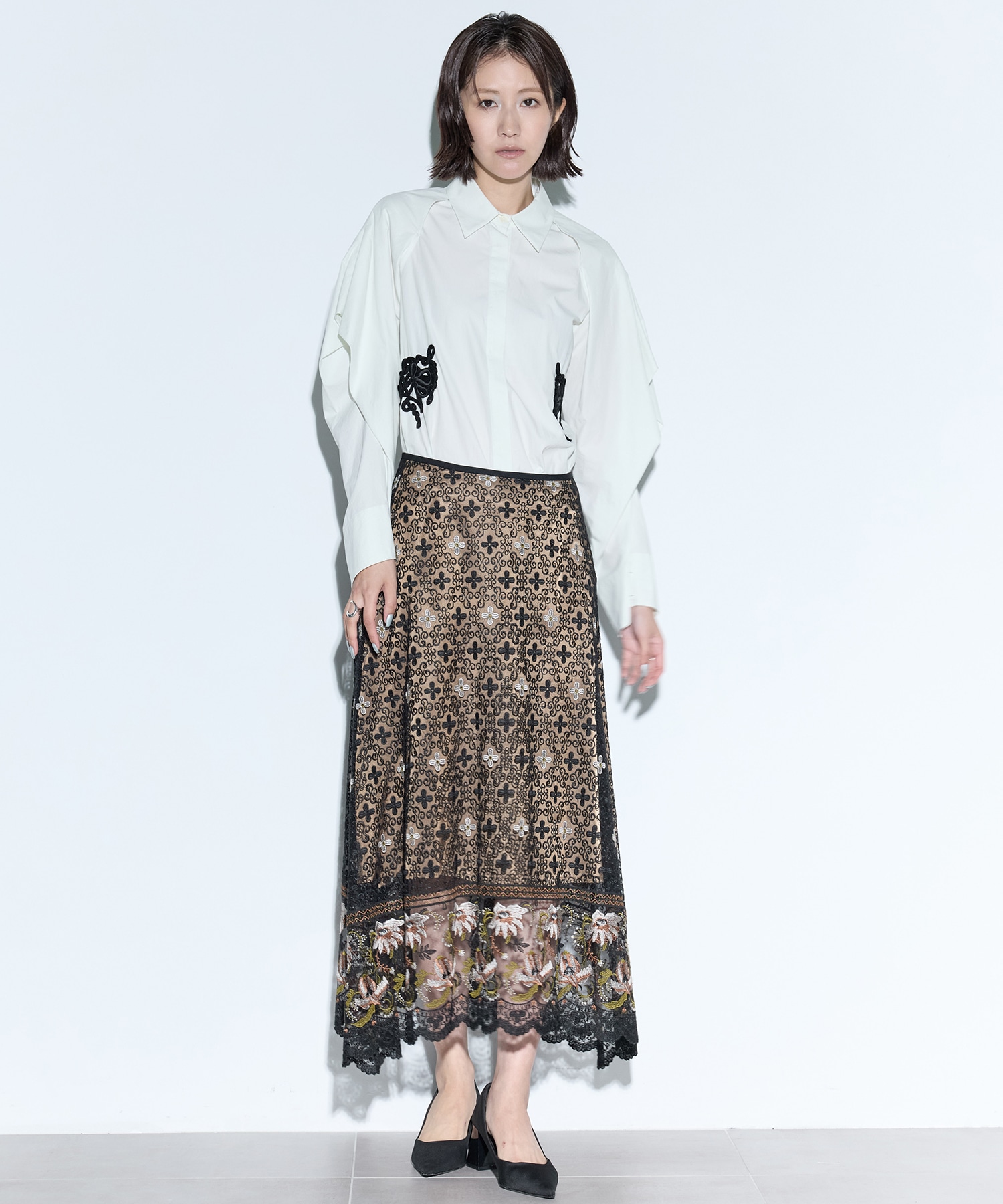 Trillium embroidered shirt MURRAL