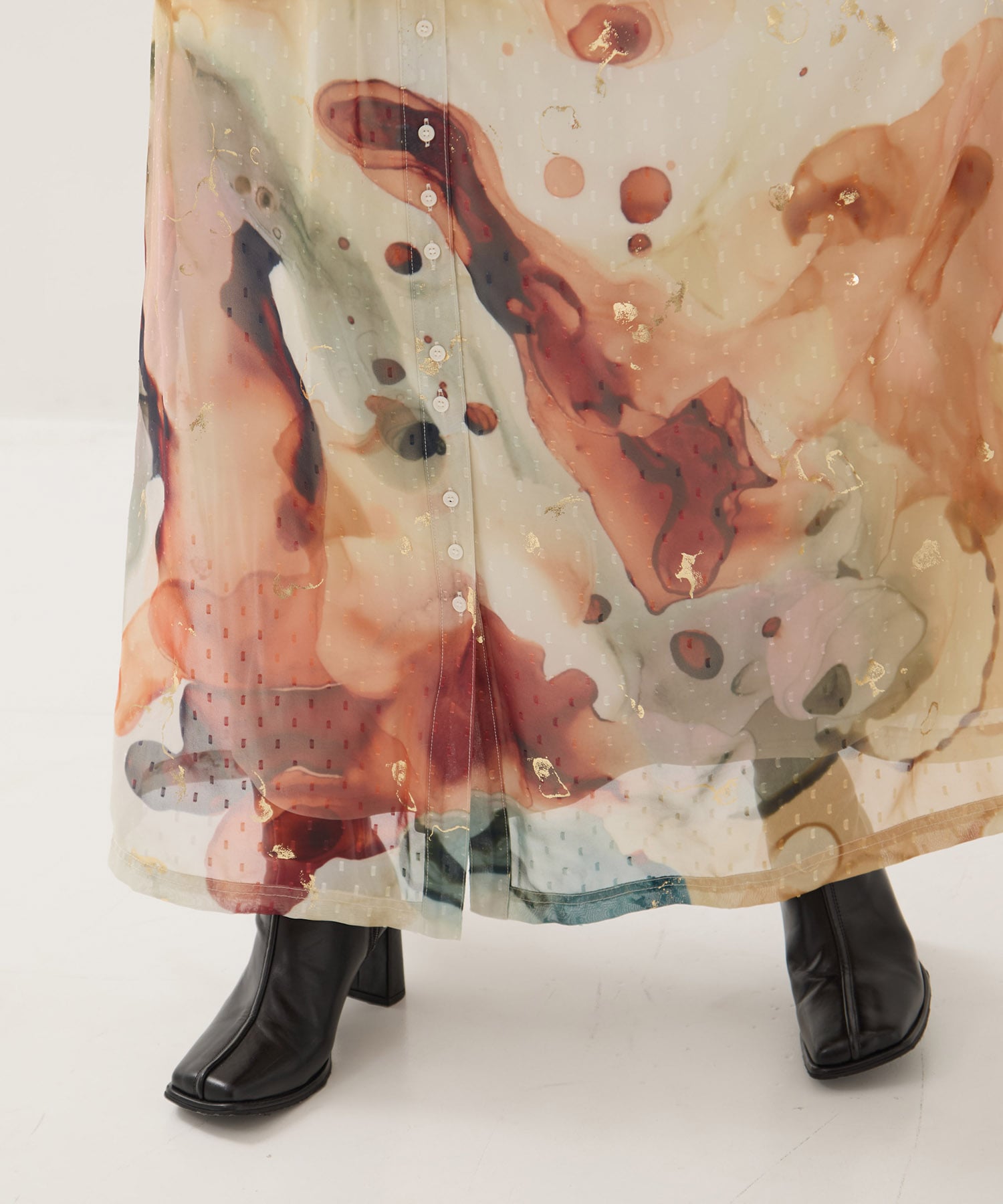EX. Art Organdy Dress AMERI