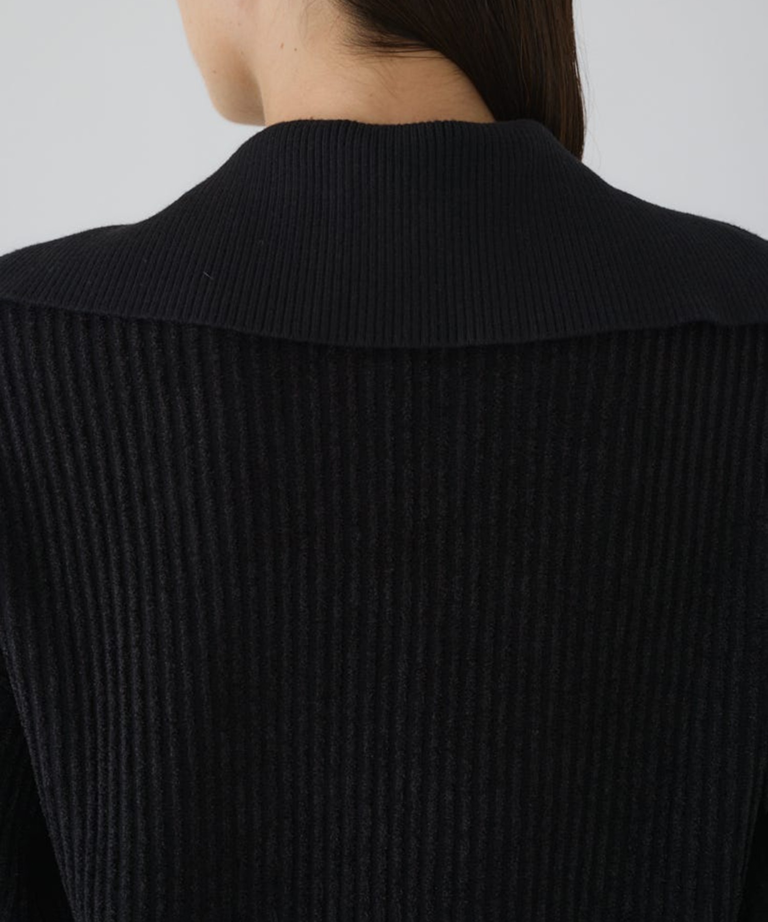 Basic coller rib pullover RIM.ARK