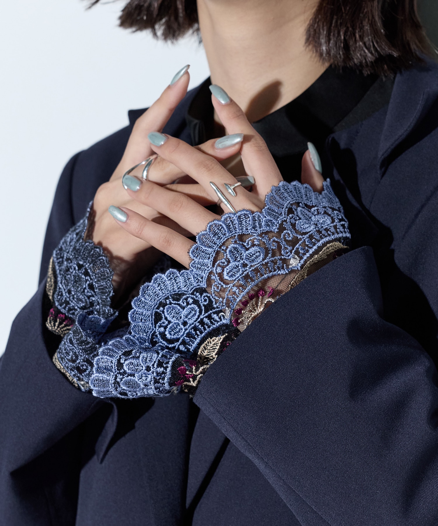 Slit sleeve lace jacket MURRAL