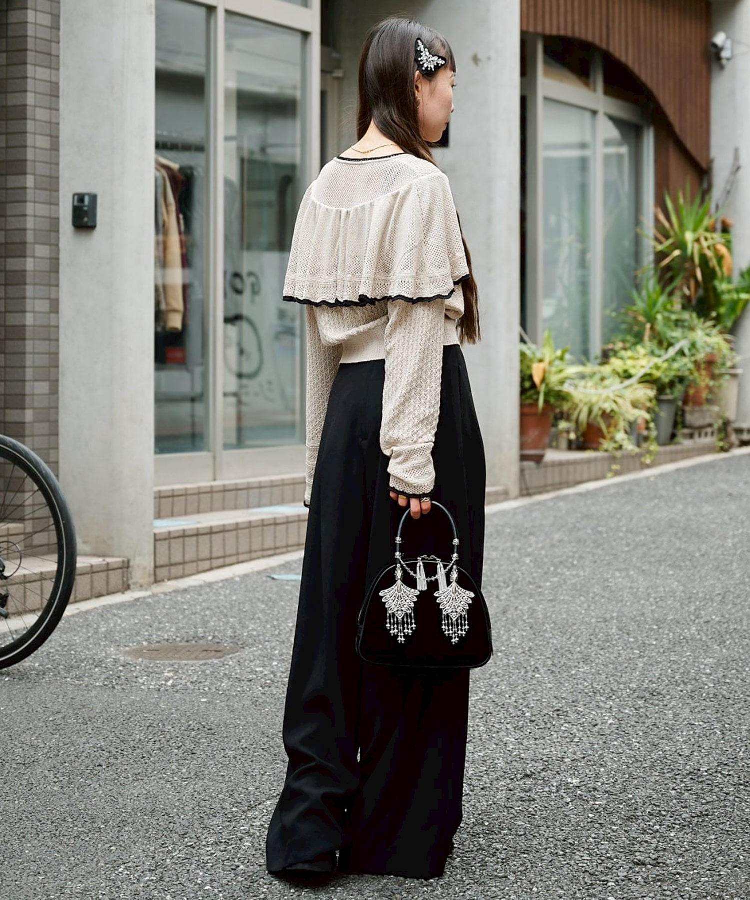 wing bijou hand bag tanakadaisuke
