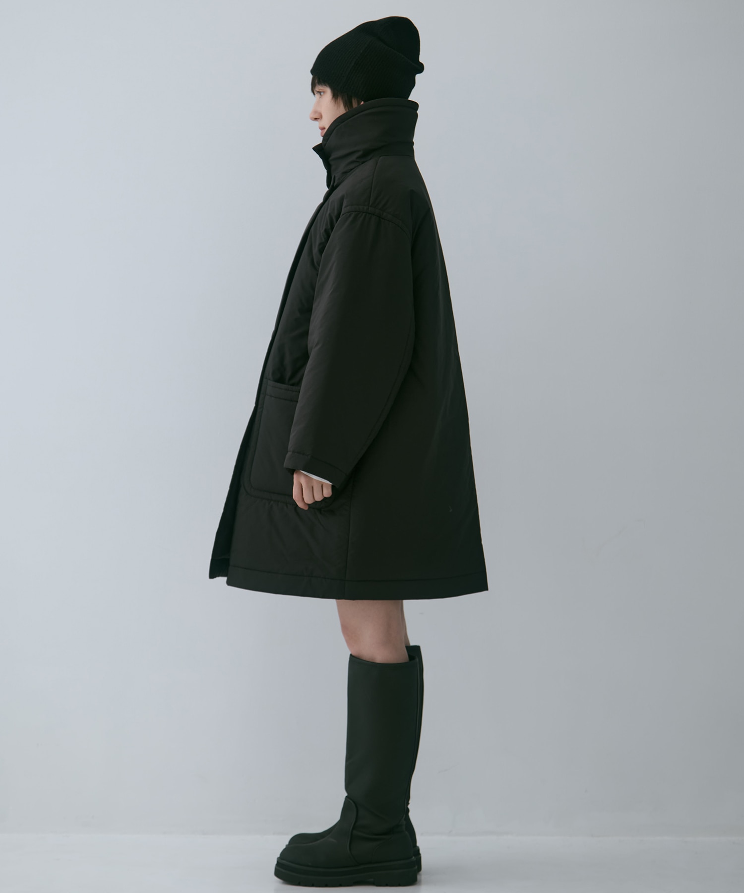 PADDED BUTTON COAT STUDIOUS
