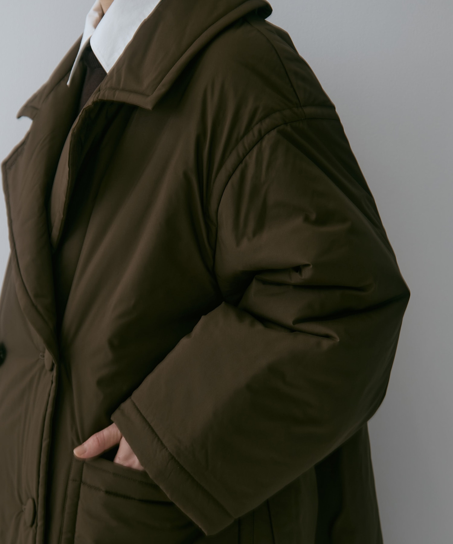 PADDED BUTTON COAT STUDIOUS