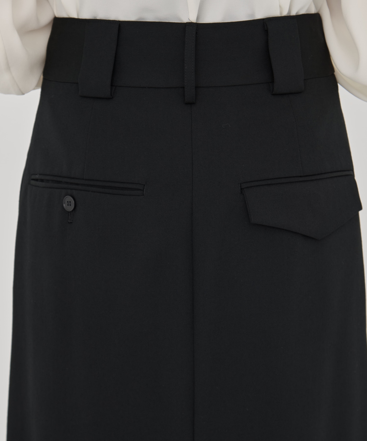 BLACK FORMAL HIGH WAIST SKIRT CINOH