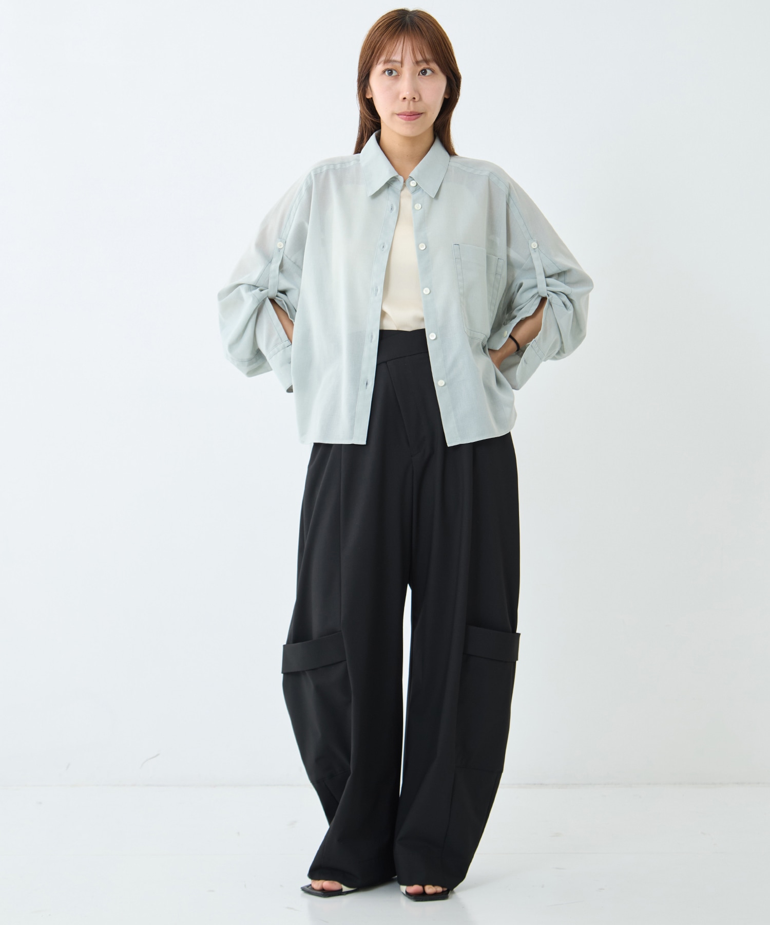 Matte Sheer Over Shirt STUDIOUS