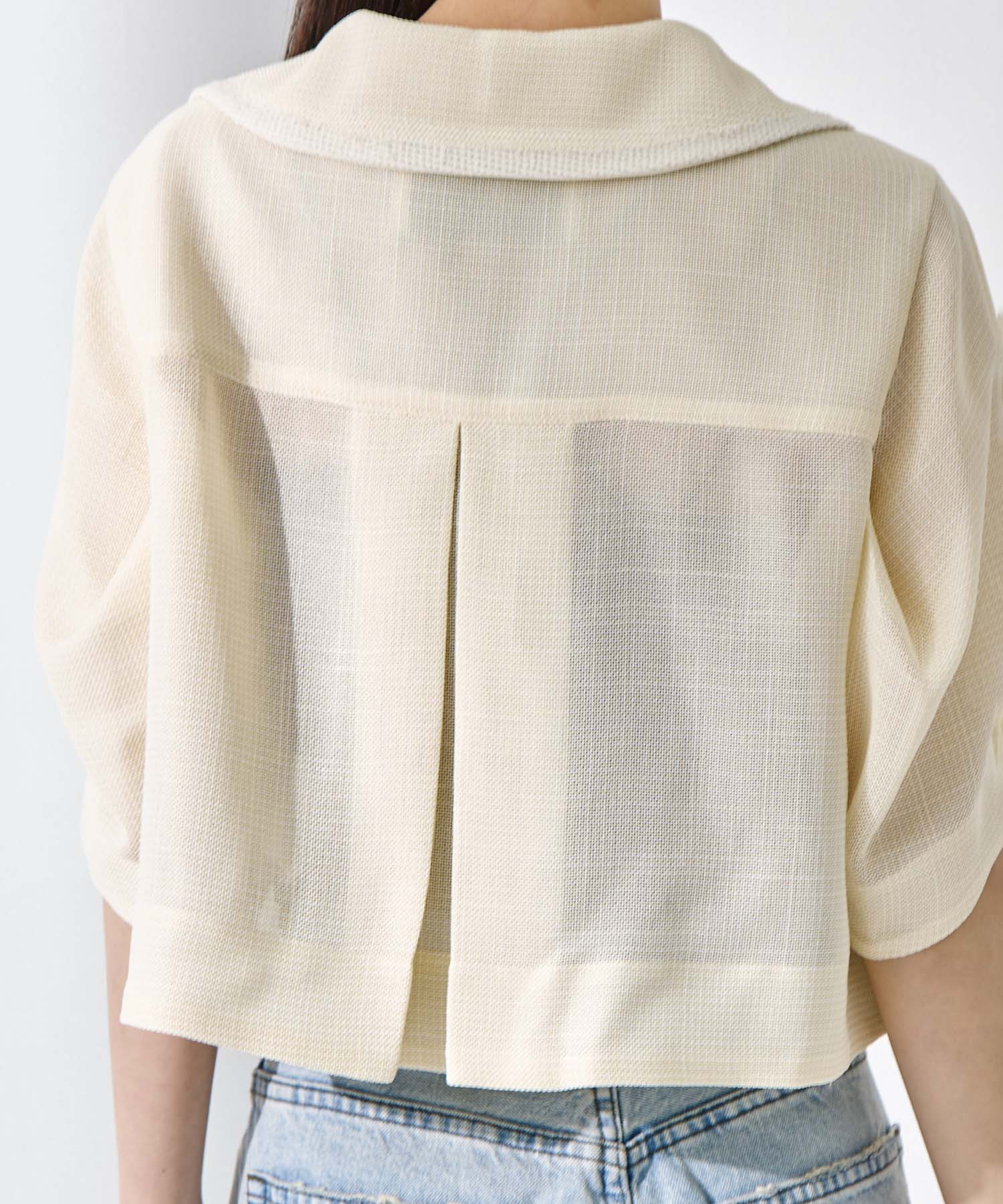 Washable Mesh Blouson STUDIOUS