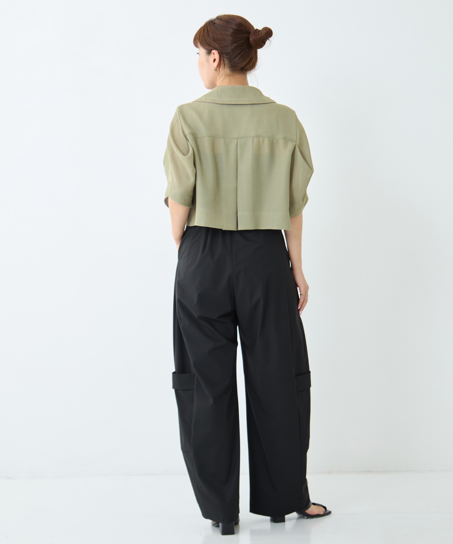 Soft Barrel Leg Flap Cargo Trousers STUDIOUS
