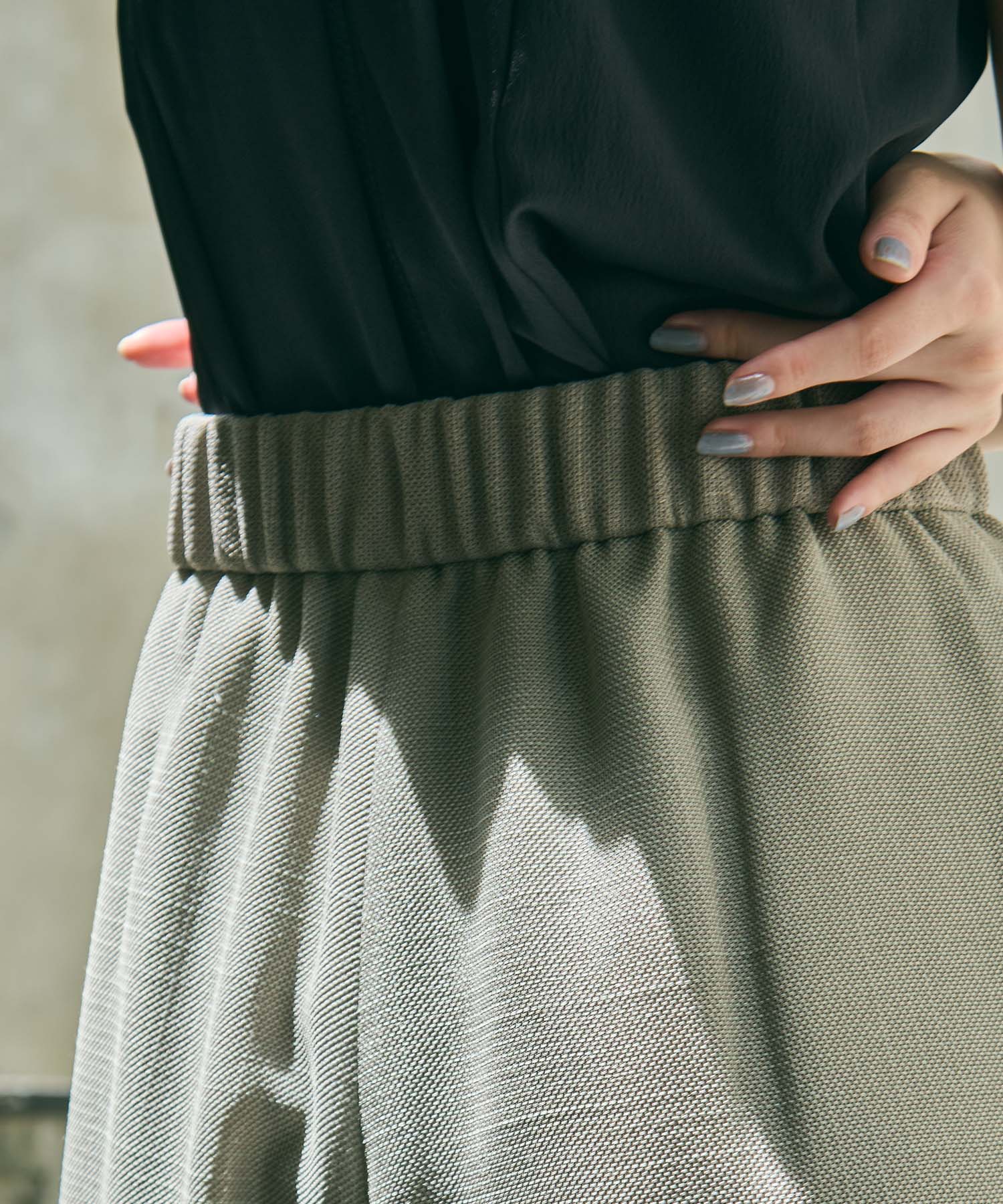 Washable Mesh Relax Trousers STUDIOUS