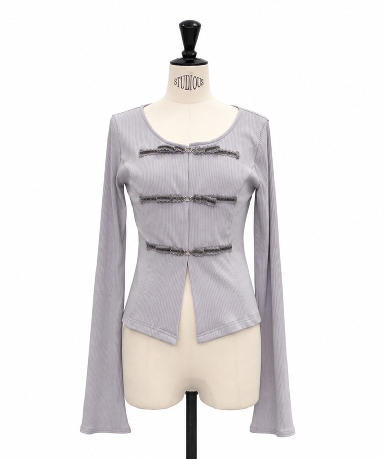 別注 choker ribbon cardigan tanakadaisuke