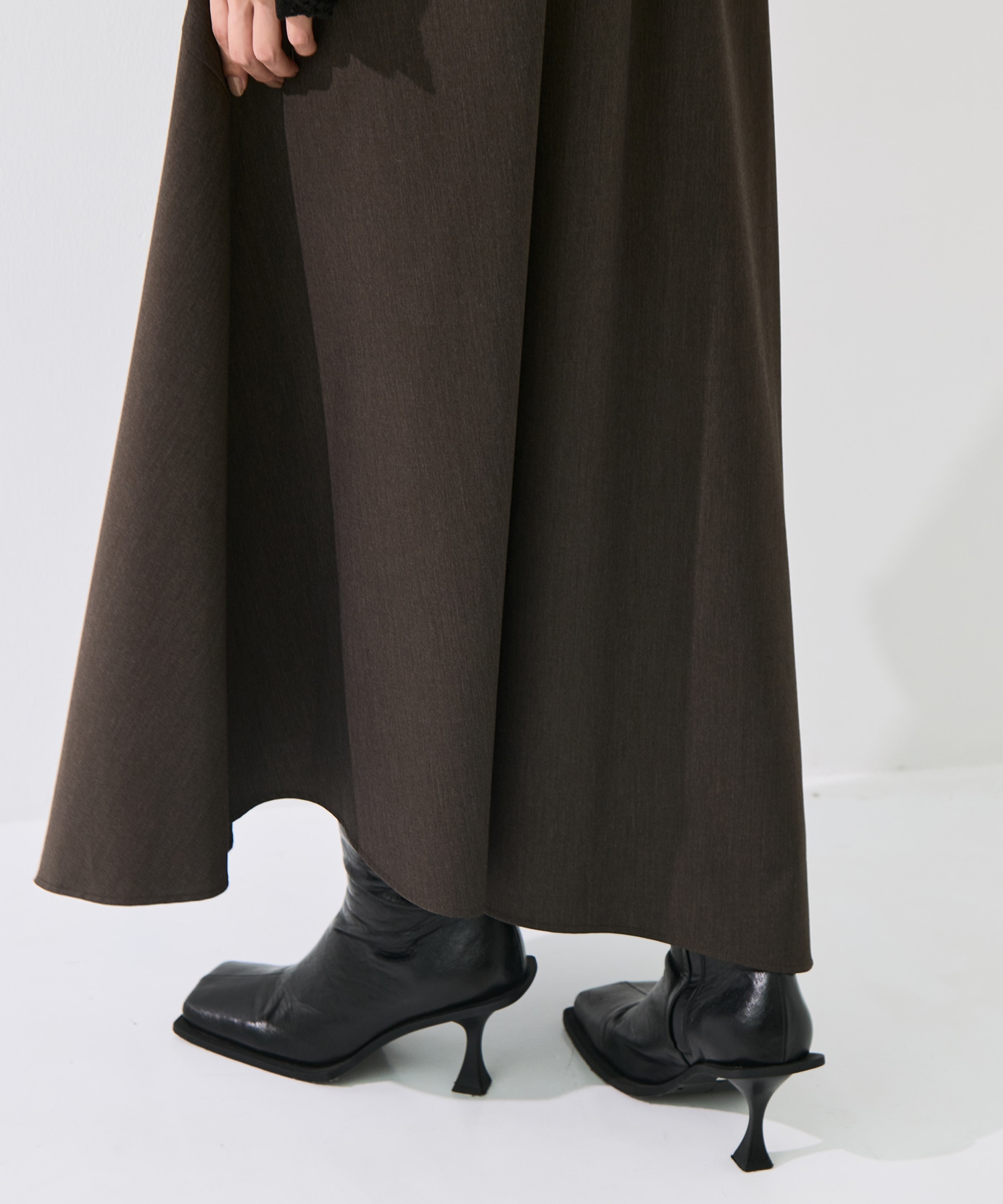 Layered Flare Skirt STUDIOUS
