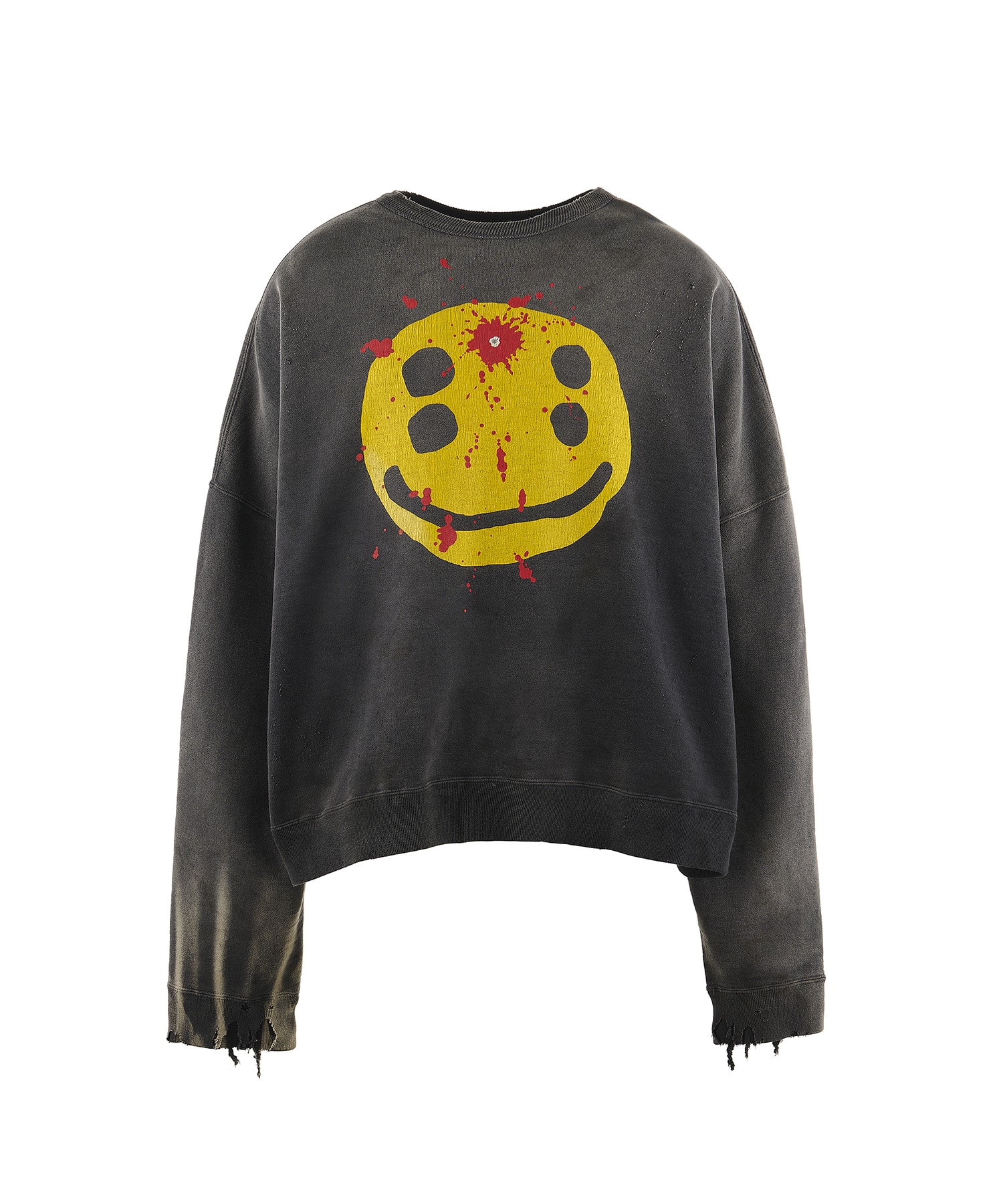 SM-YS1-0000-C06/CP_CREW SWT/SMILE/BLACK SAINT M××××××
