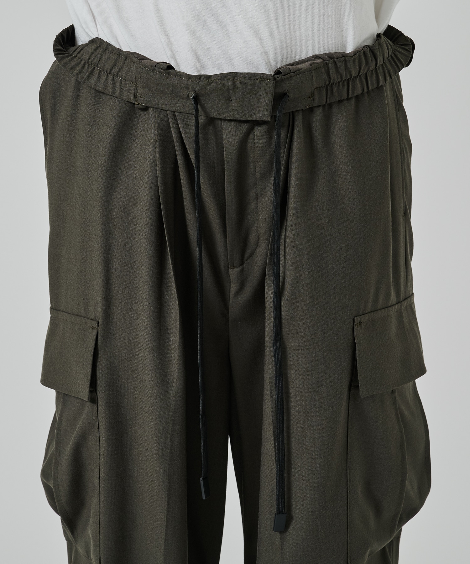 【涼しいウール】COOL WOOL CARGO PANTS STUDIOUS