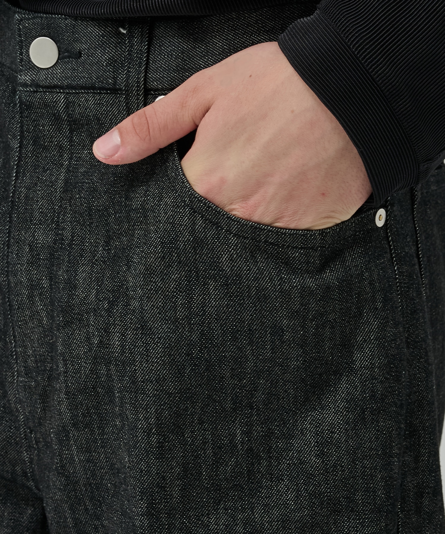 LINTRACK WIDE DENIM TROUSERS STUDIOUS