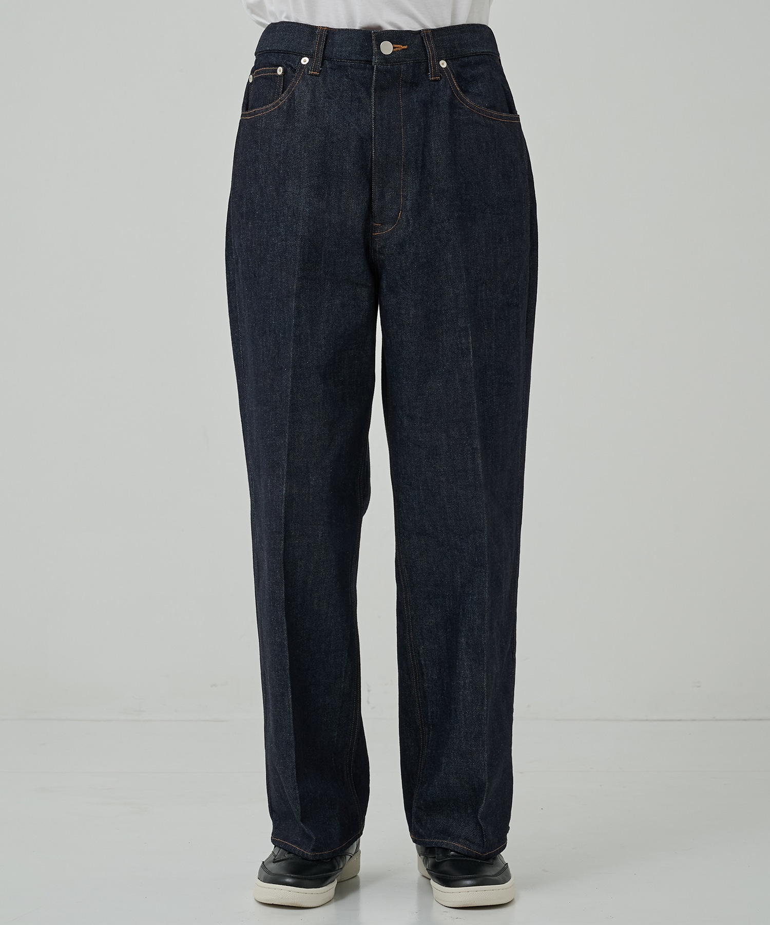 LINTRACK WIDE DENIM TROUSERS STUDIOUS