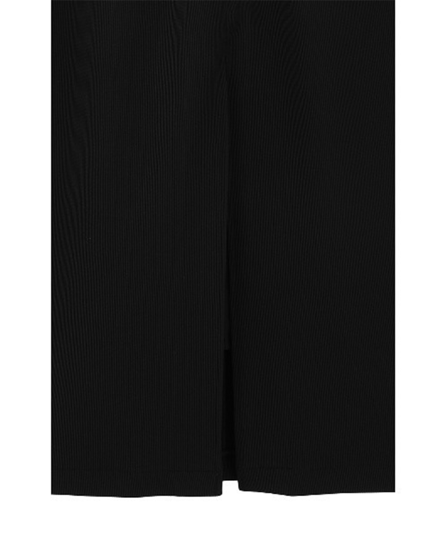 RIB STRIPE STRAIGHT SKIRT CLANE