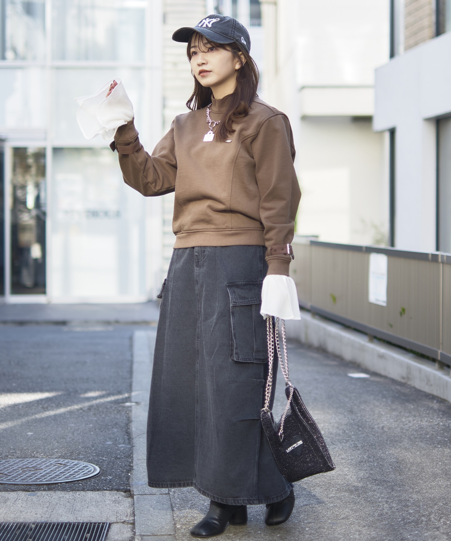 cuffs belted pullover tanakadaisuke
