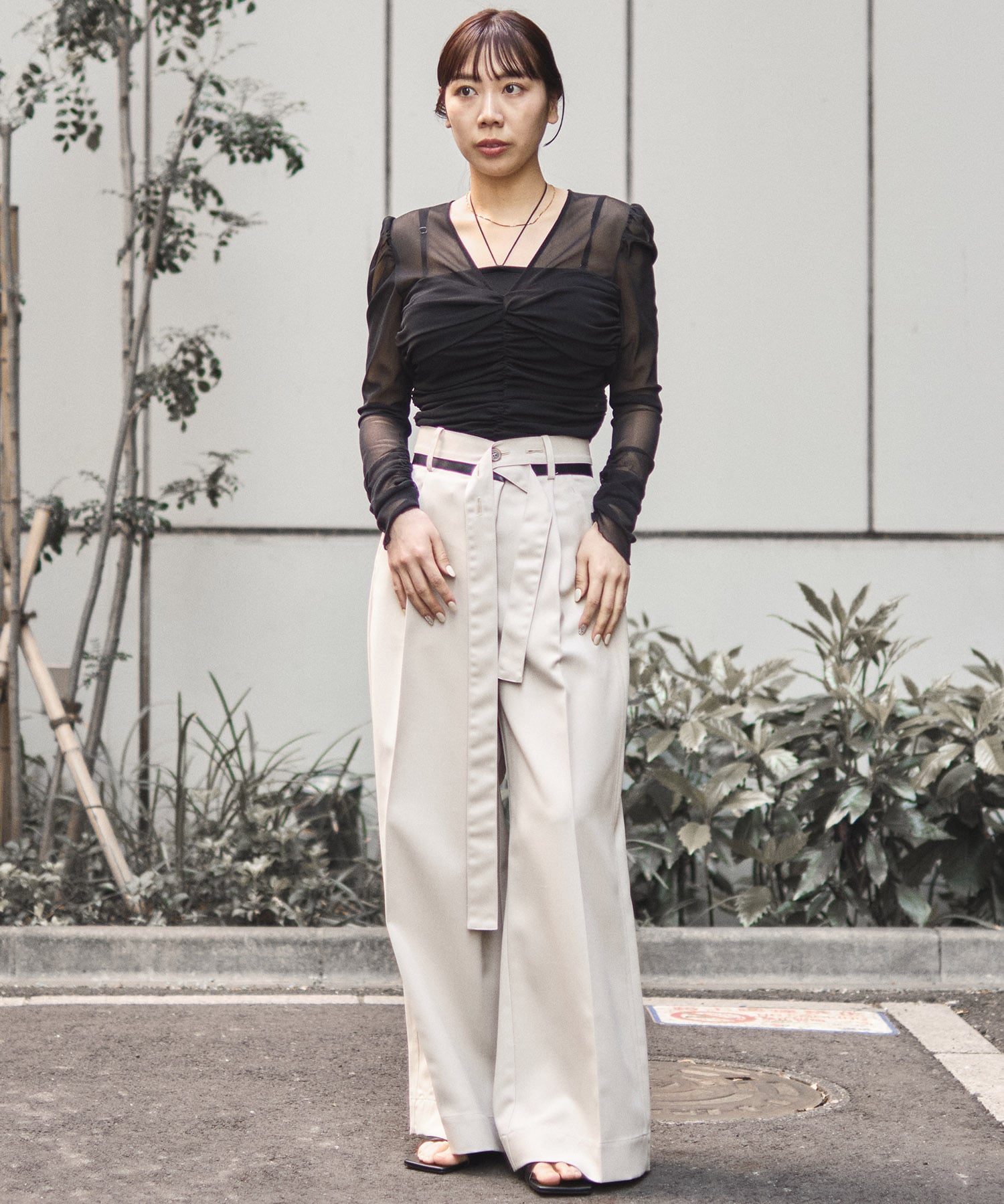 別注TULLE GATHERED TOP FETICO