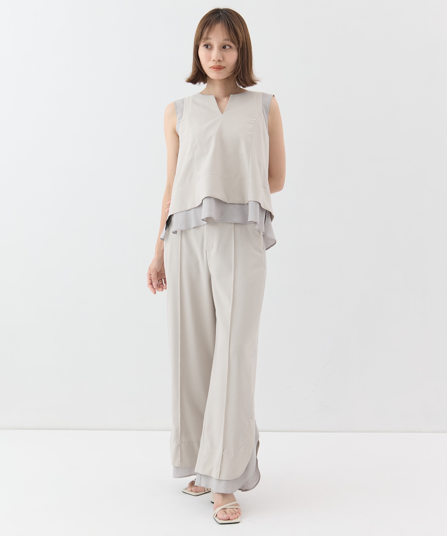 Sheer Layered Blouse STUDIOUS