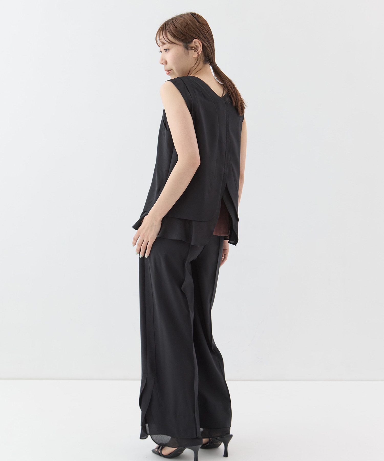 Sheer Layered Trousers STUDIOUS