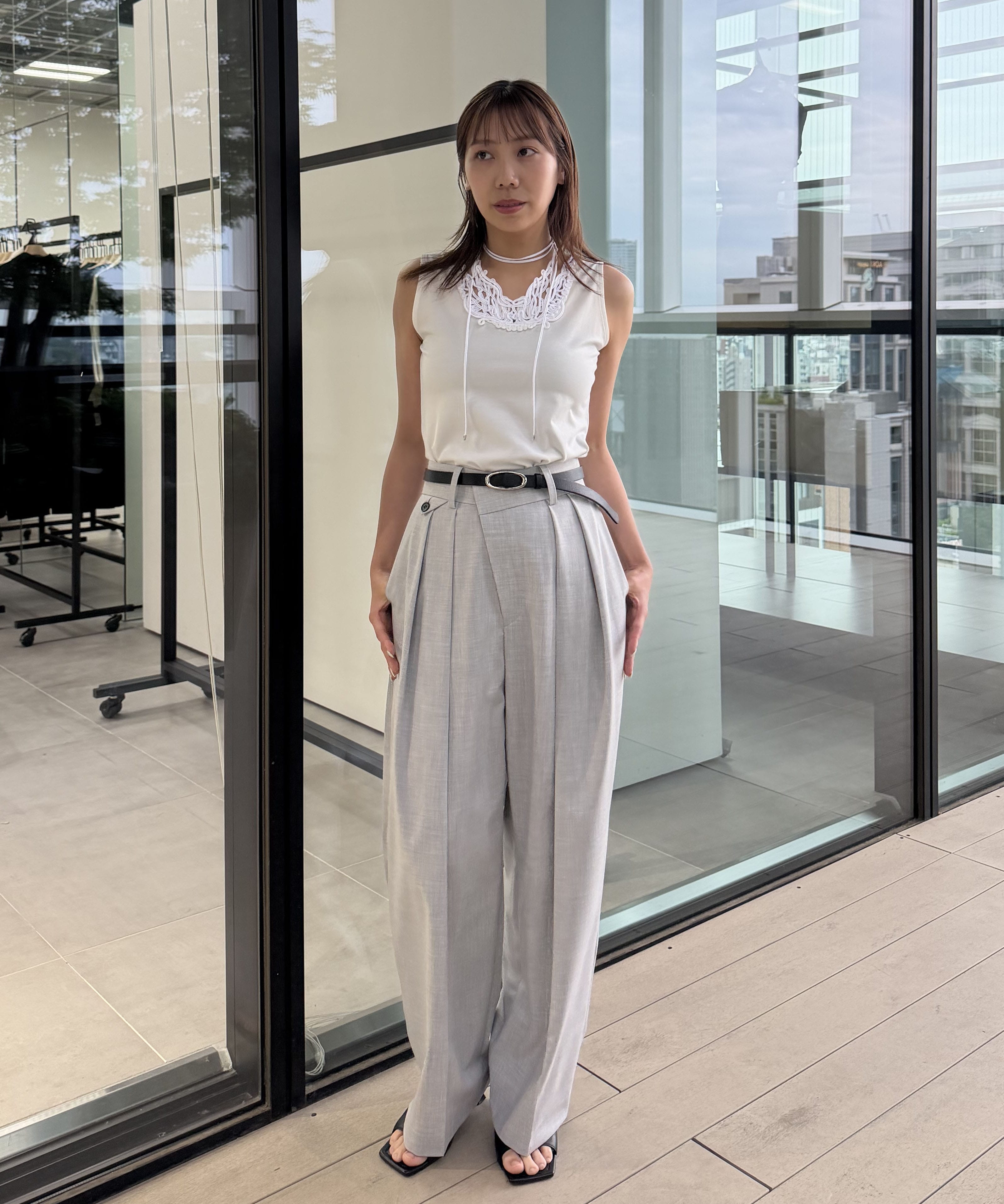 別注embroiddered tops MURRAL